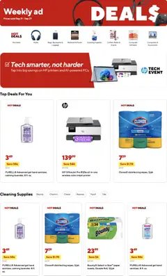 Preview of Staples weekly ads valid from 21.09.2025