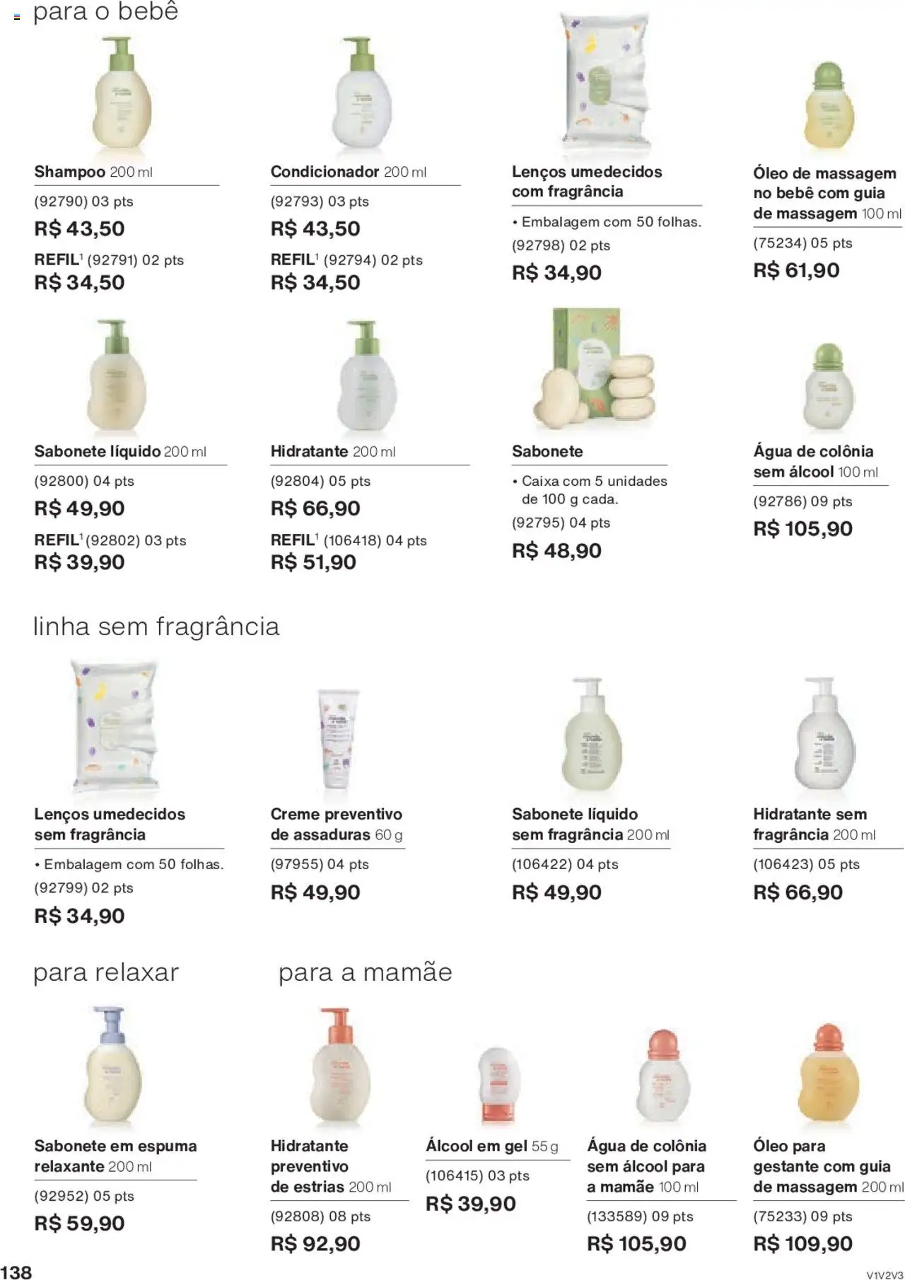 Natura Folheto - válido de 05.06.2025 | Página: 138 | Produtos: Shampoo, Fragrância, Óleo, Sabonete