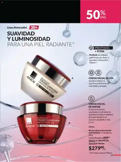 Nuevas ofertas de AVON válidas en toda la República Mexicana desde el 13.09.2025. ¡Encuentra las mejores ofertas en Reversalist crema facial con Protinol, Reversalist crema facial con Protinol 2 variantes. 50 g! | Página: 140