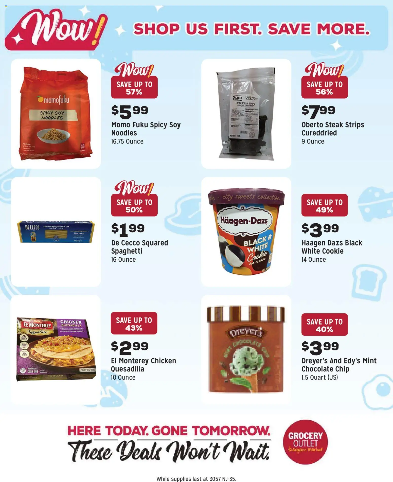 Grocery Outlet Weekly Ad - valid from 07.01.2026 | Page: 8 | Products: Chocolate, Beef, Ice cream, Chocolate Chip