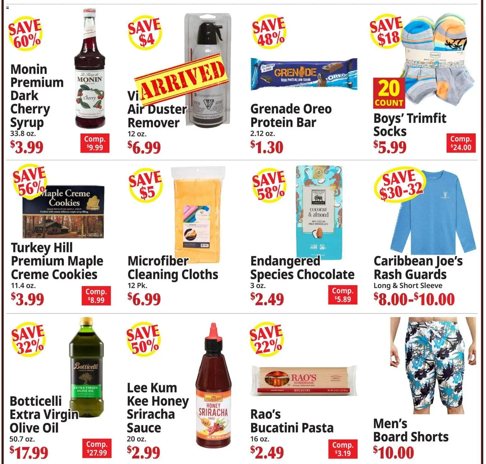 Ocean State Job Lot Ad - valid from 09.04.2026 | Page: 6 | Products: Oil, Chocolate, Shorts, Sauce