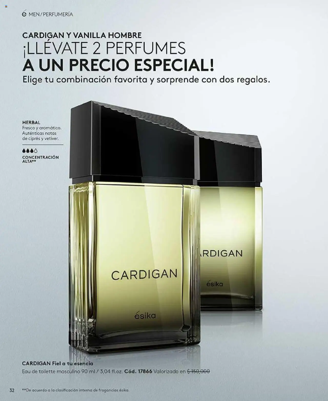 Ésika revista - valida desde el 05.09.2025 | Página: 32 | Productos: Eau de toilette, Combinación