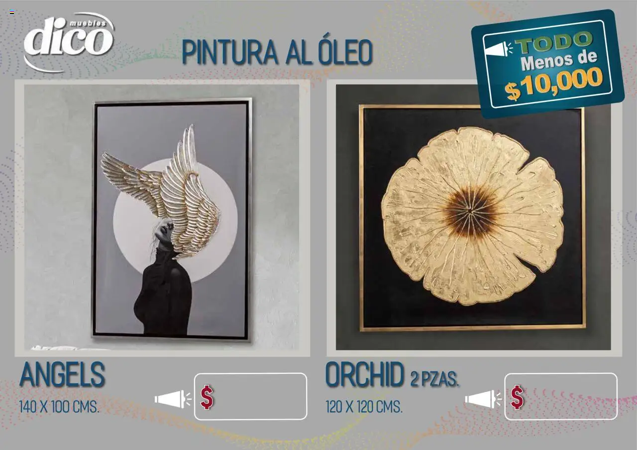 Nuevas ofertas de Muebles Dico válidas en toda la República Mexicana desde el 15.10.2025. ¡Encuentra las mejores ofertas en Muebles Dico - Catálogo TODO menos de 10000! | Página: 79 | Productos: Pintura