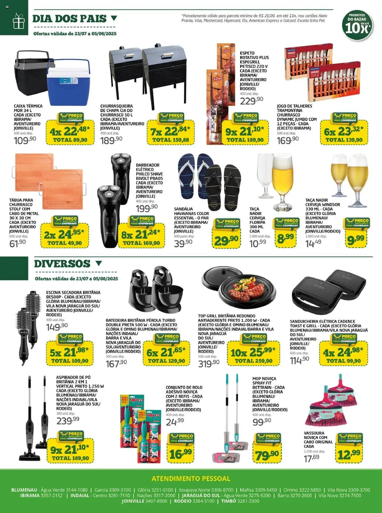Cooper Folheto - válido de 23.07.2025 | Página: 16 | Produtos: Grill, Sanduicheira, Mop, Churrasqueira