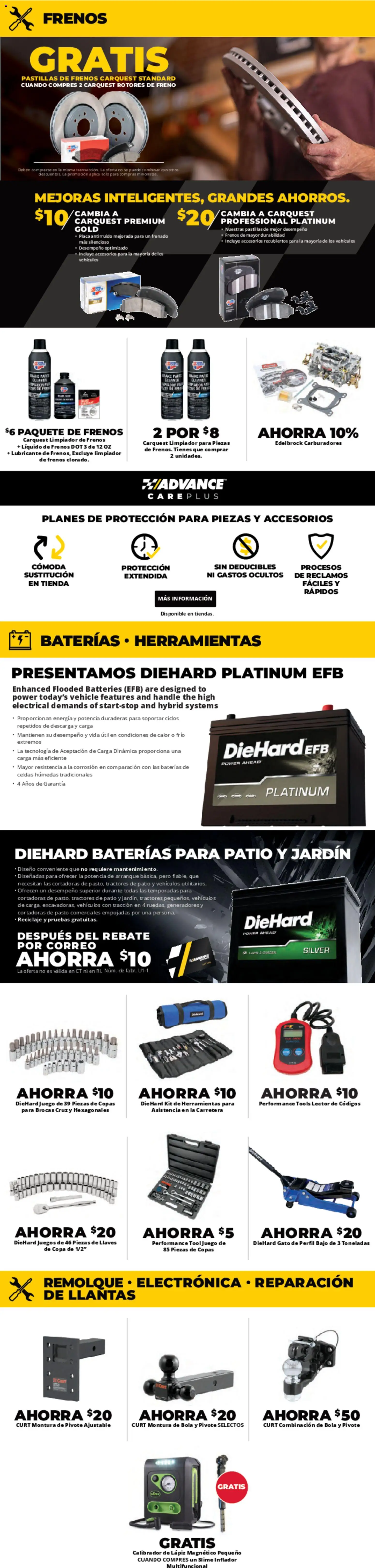 Advance Auto Parts Weekly Ad - Spanish - valid from 01.02.2026 | Page: 4 | Products: Rake