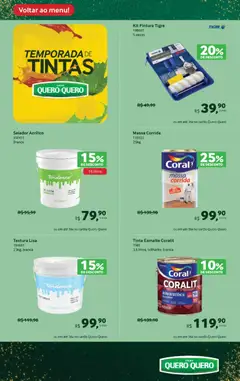 Lojas Quero-Quero - Ofertas atuais - Pré-Visualização do folheto da loja Lojas Quero-Quero, válido de 03.12.2025 | Página: 7 | Produtos: Massa corrida, Selador, Massa, Tinta