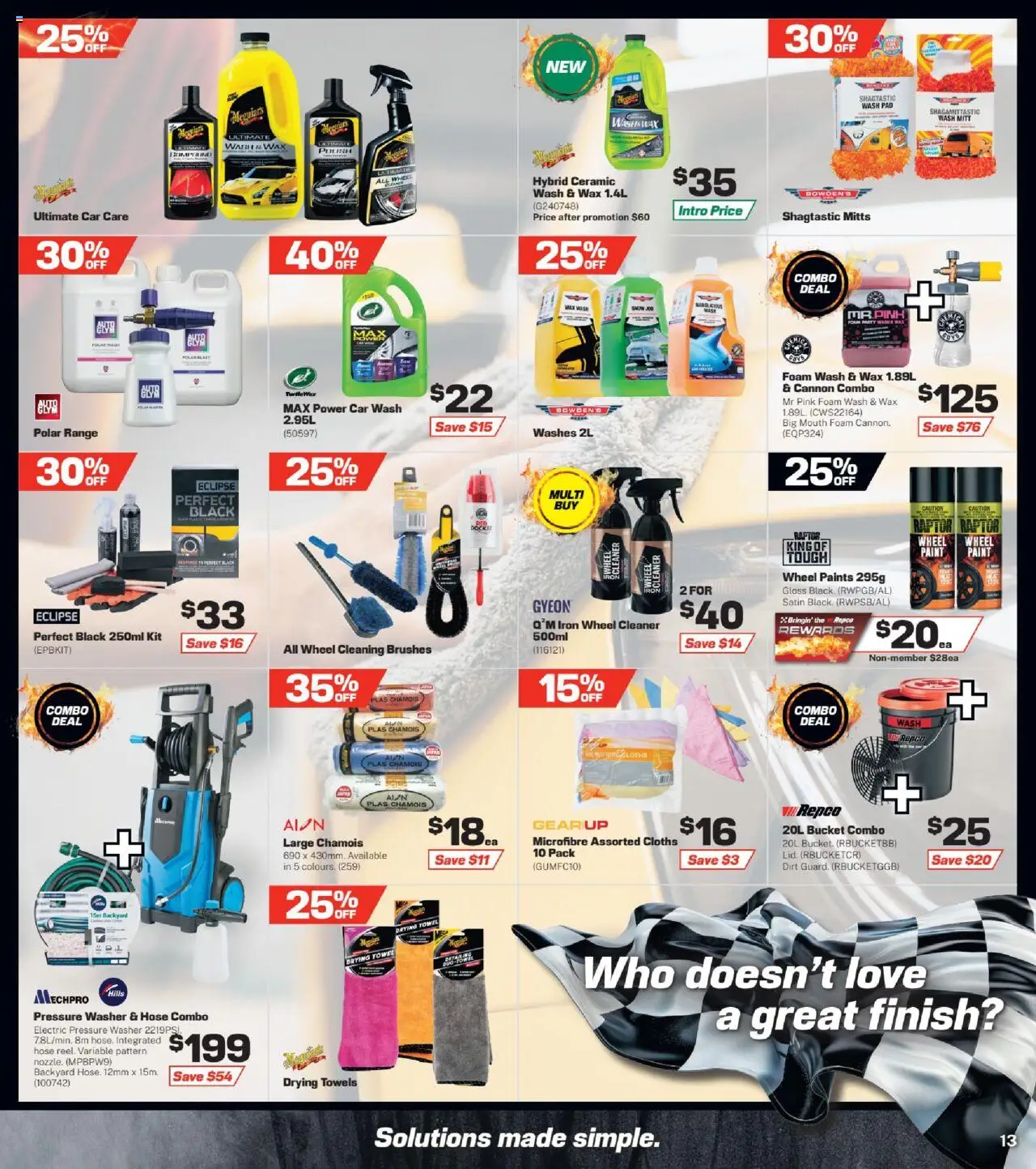 Repco catalogue - valid from 10.09.2025 | Page: 13 | Products: Cleaner, Polish, Iron, Washer