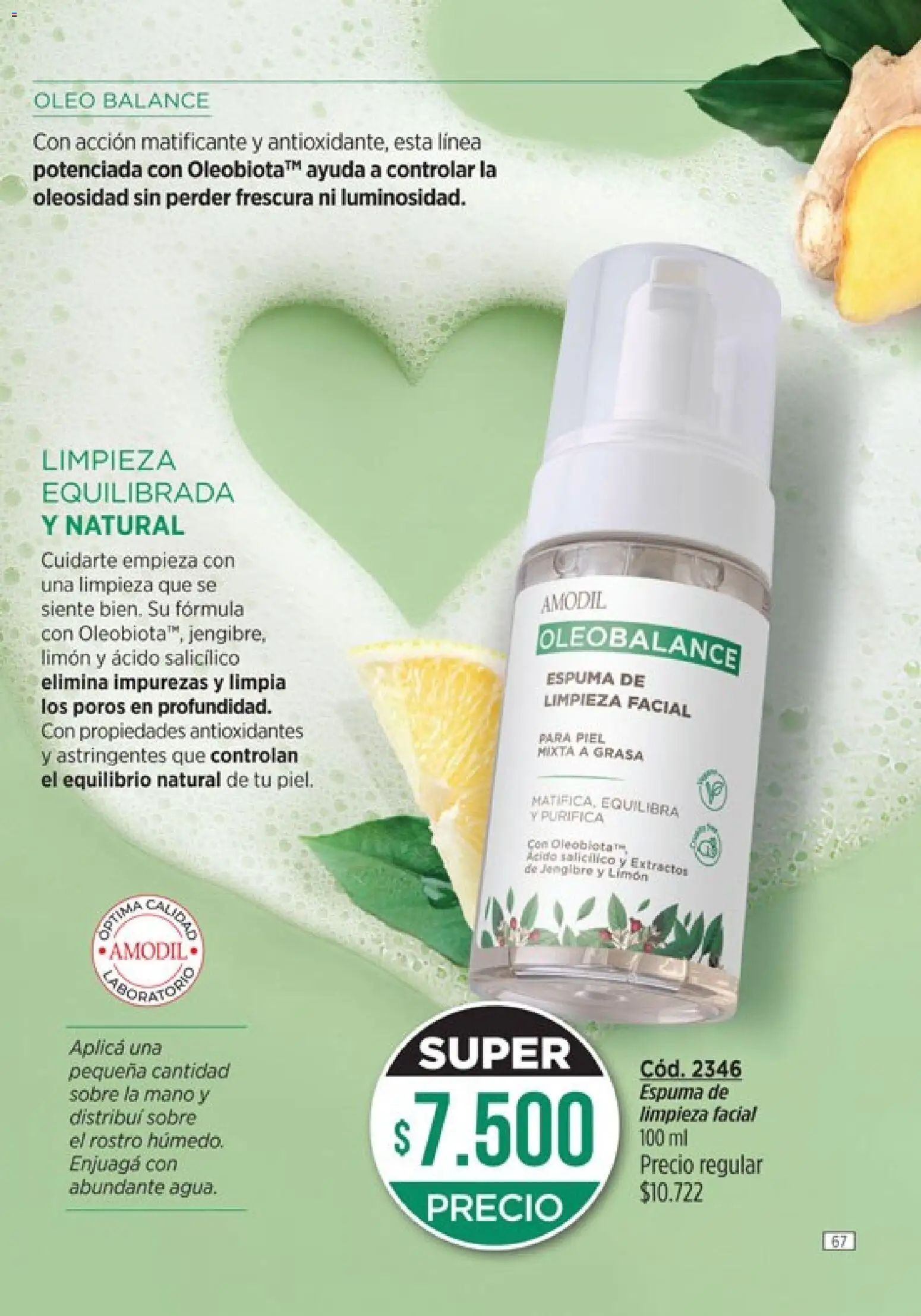 Catálogo Amodil Campaña 2 │ válido desde el 01.02.2026 | Página: 67 | Productos: Sobre, Limón, Espuma