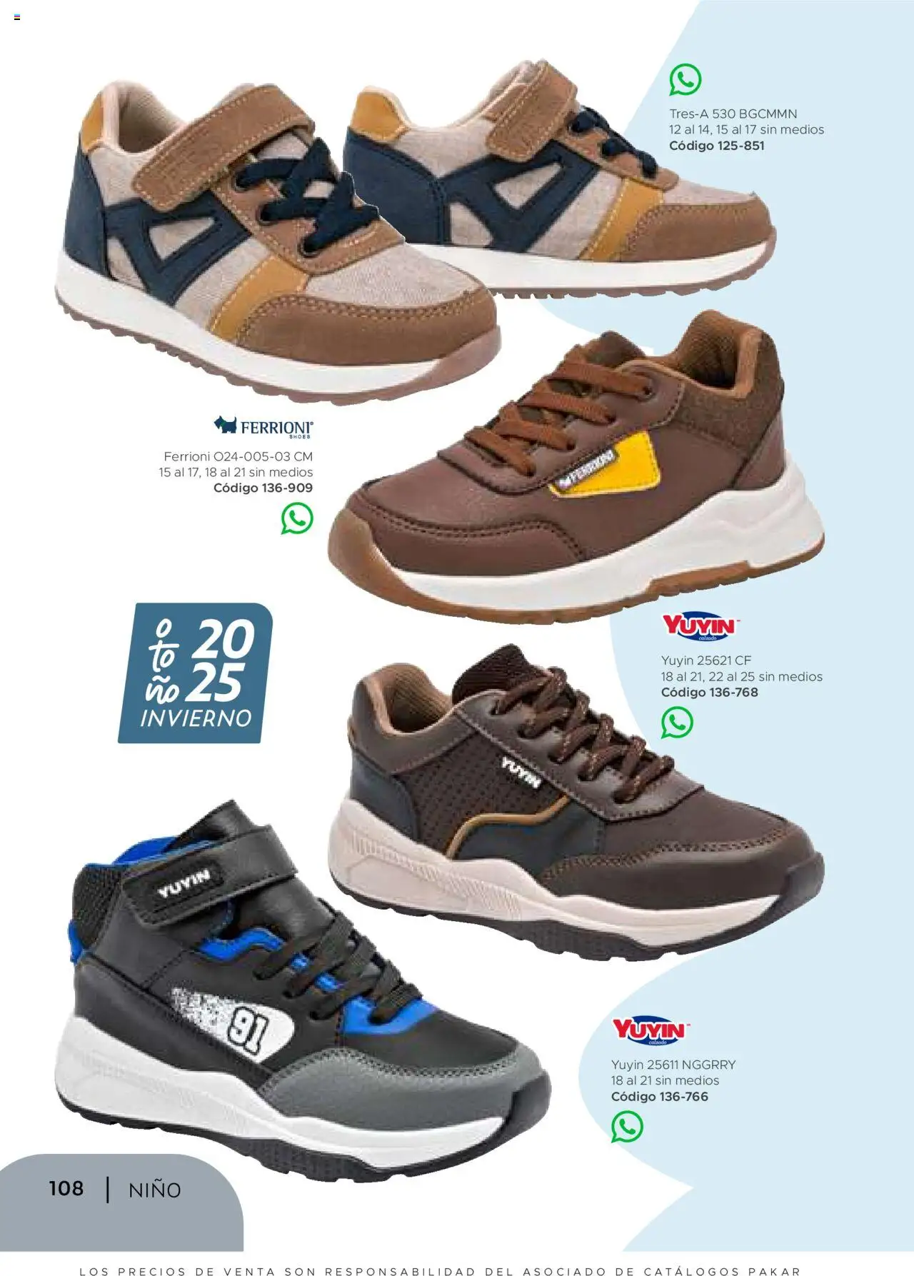 Nuevas ofertas de SC Pakar válidas en toda la República Mexicana desde el 24.07.2025. ¡Encuentra las mejores ofertas en SC Pakar - Catálogo Nino otoño / invierno! | Página: 108