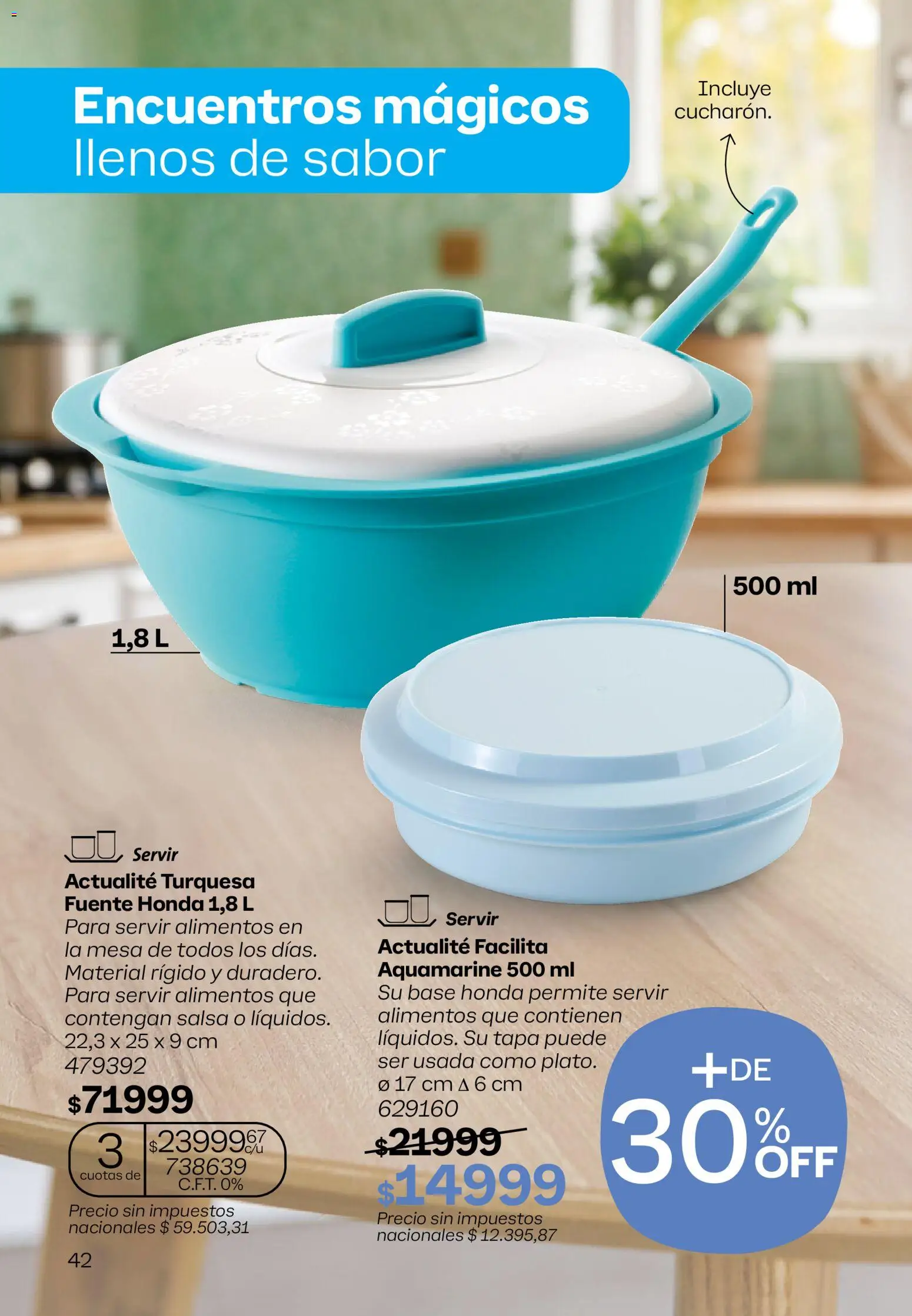 Tupperware Black Friday │ válido desde el 27.11.2025 | Página: 43 | Productos: Mesa, Fuente