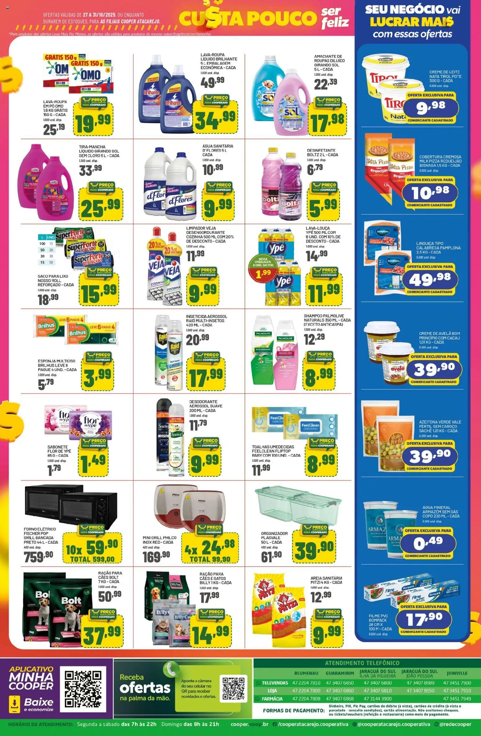 Cooper Folheto - válido de 27.10.2025 | Página: 4 | Produtos: Bancada, Esponja, Forno elétrico, Água mineral