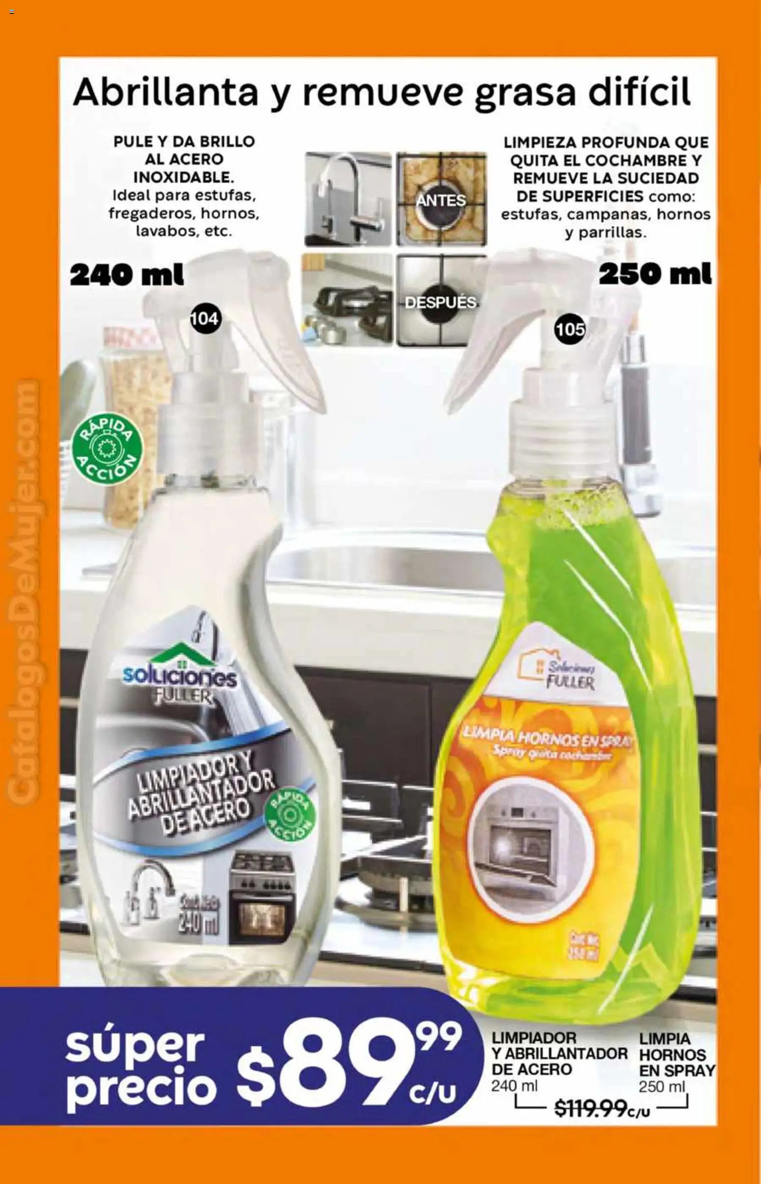Nuevas ofertas de Fuller válidas en toda la República Mexicana desde el 26.11.2025. ¡Encuentra las mejores ofertas en Fuller campaña 17 2025! | Página: 60 | Productos: Brillo, Limpiador