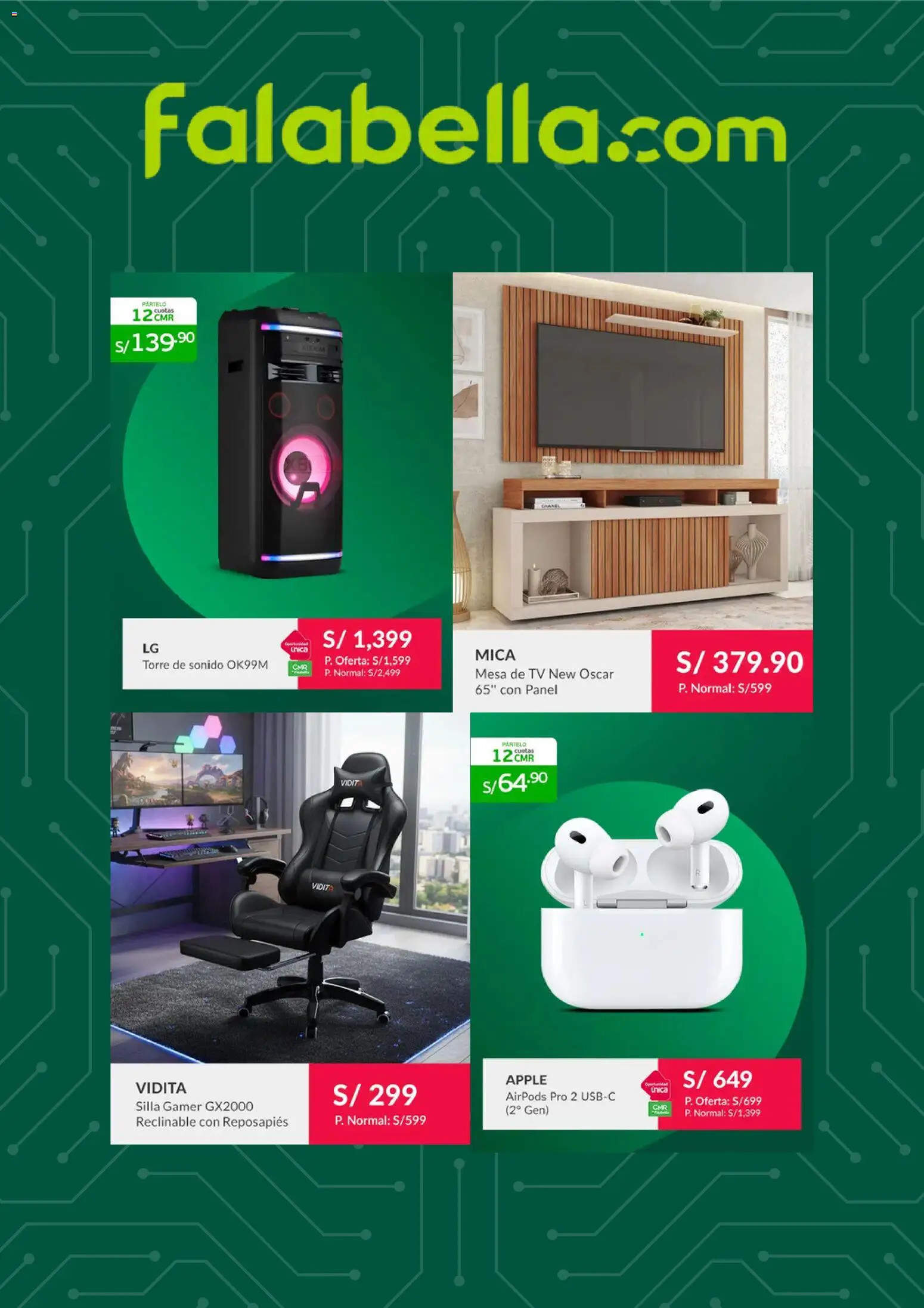 Catálogo Saga Falabella válido desde 03.11.2025 | Página: 4 | Productos: Mesa, Silla