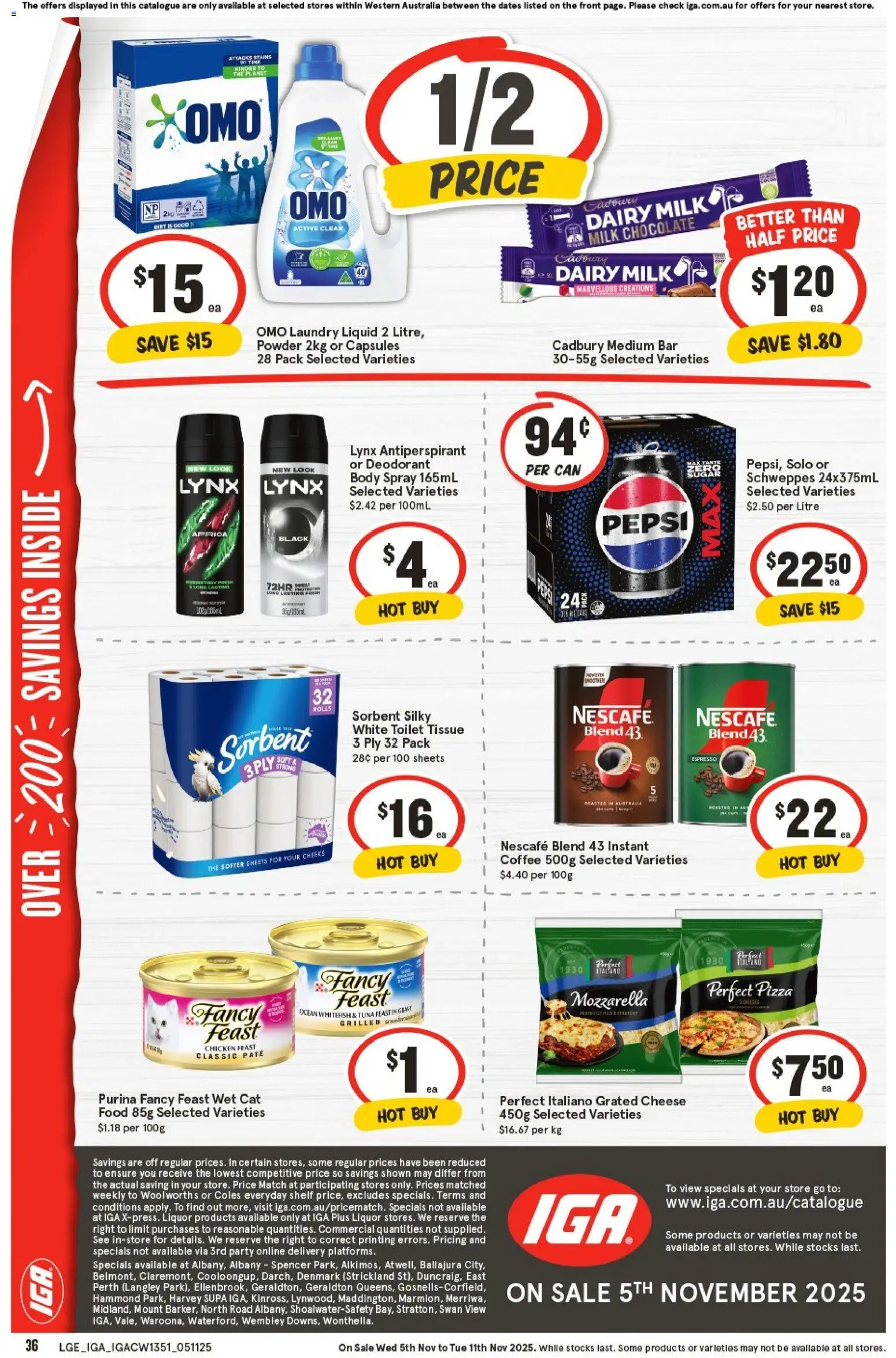 IGA catalogue - valid from 05.11.2025 | Page: 37 | Products: Powder, Milk, Chocolate, Deodorant
