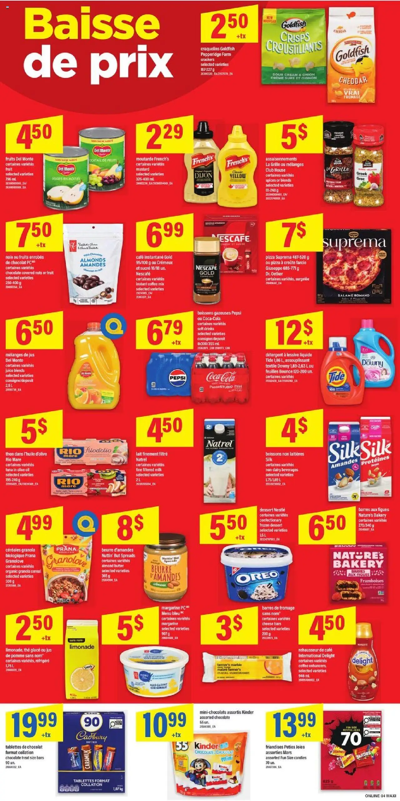 Maxi flyer valid from 07.08.2025 | Page: 6 | Products: Detergent, Butter, Cheese, Juice