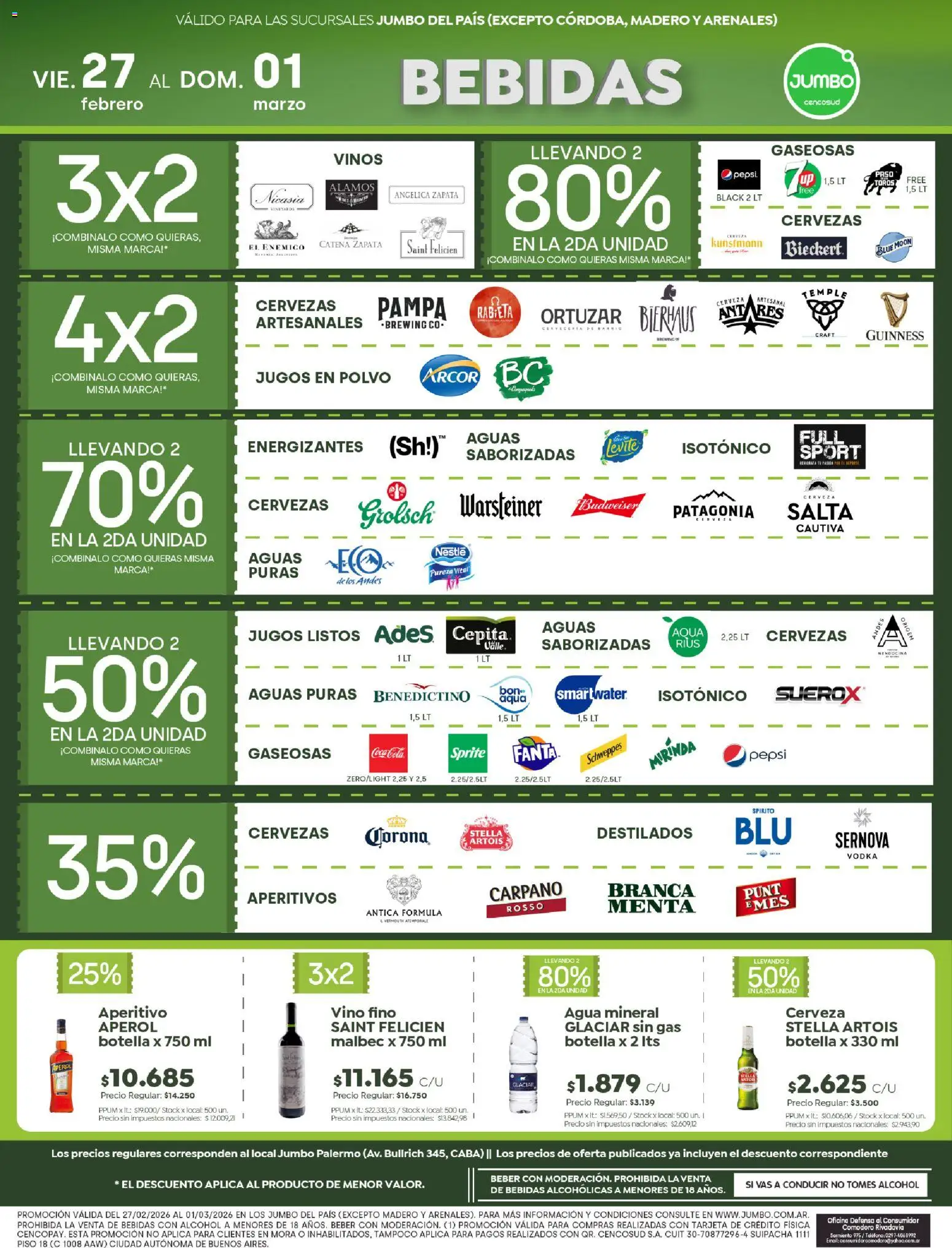 Jumbo - Ofertas | Mendoza │ válido desde el 27.02.2026 | Página: 5 | Productos: Vodka, Teléfono, Botella, Polvo
