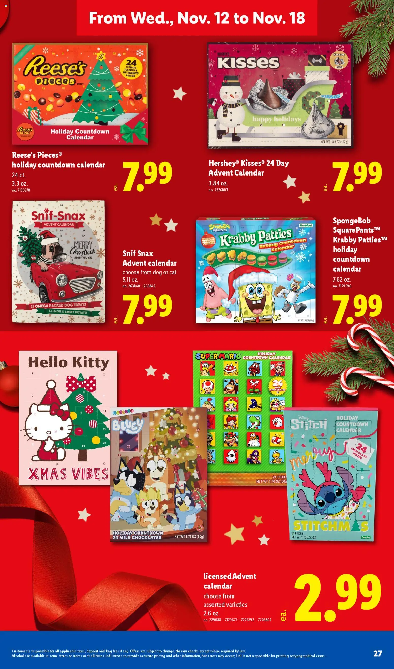 Lidl Early Black Friday - valid from 12.11.2025 | Page: 27 | Products: Dog Treats, Milk, Bag
