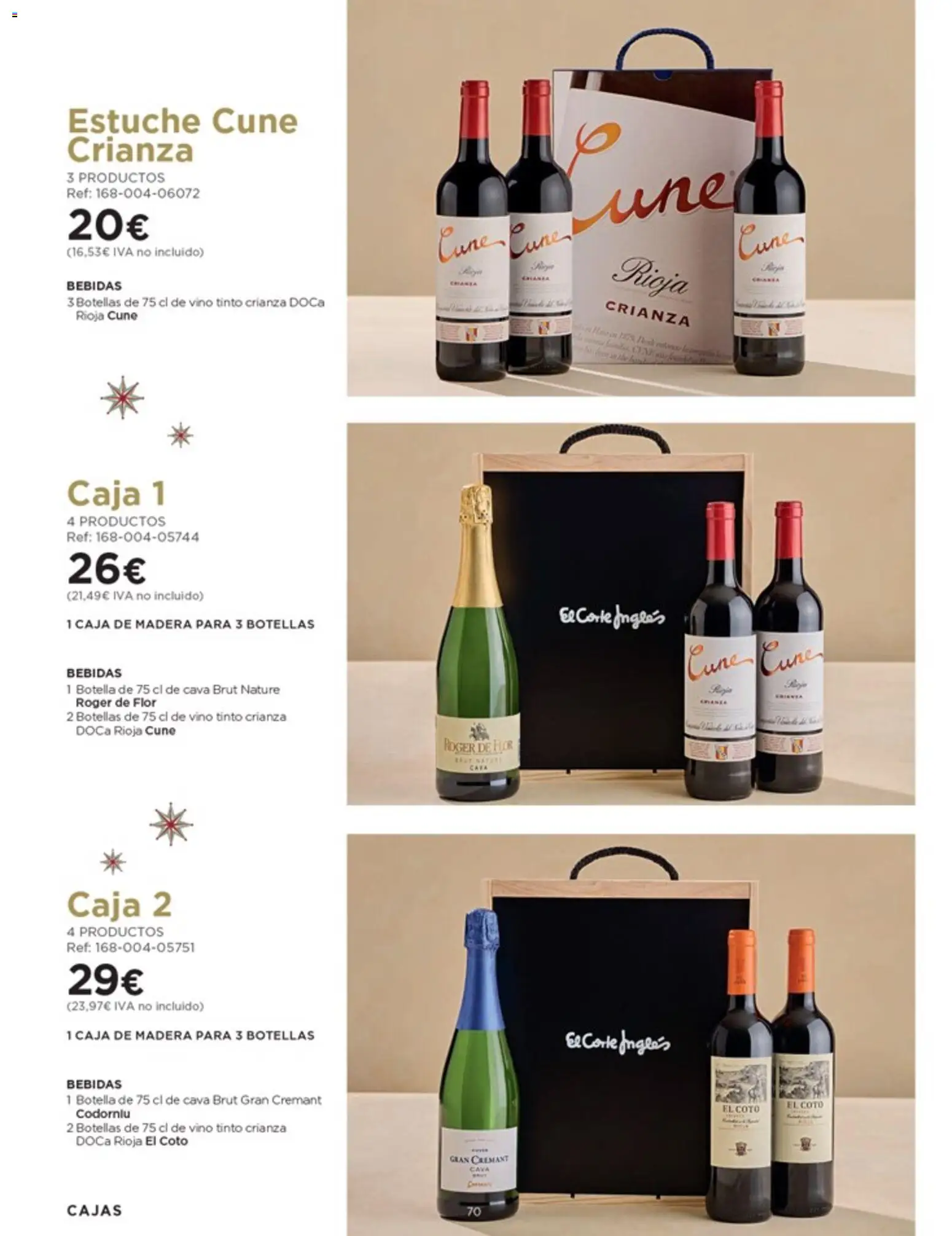 Nuevas ofertas de El Corte Inglés válidas en toda la República Mexicana desde el 03.10.2025. ¡Encuentra las mejores ofertas en El Corte Inglés catálogo Especial Cataluña! | Página: 70 | Productos: Estuche, Botella, Vino, Caja