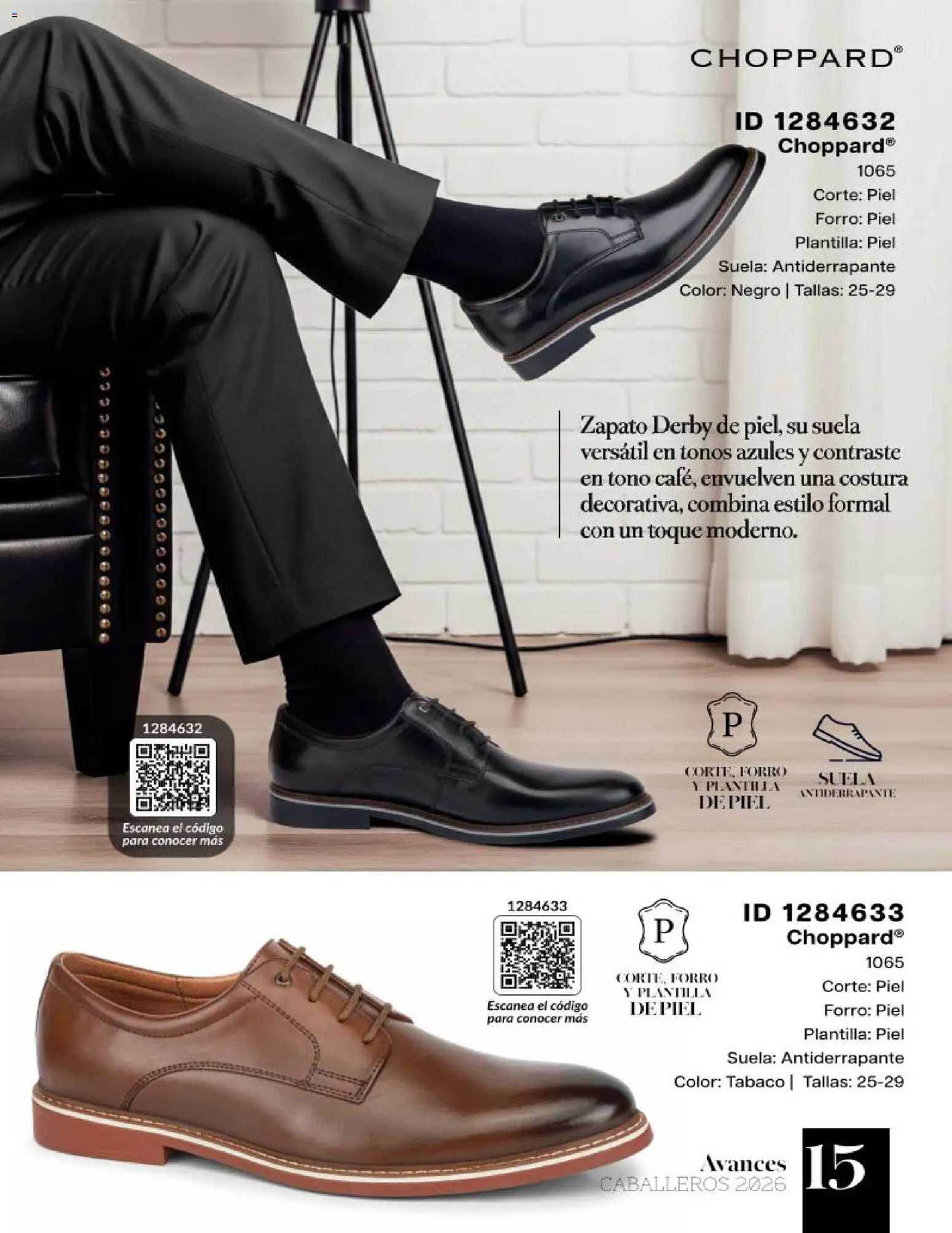 Nuevas ofertas de Price Shoes válidas en toda la República Mexicana desde el 15.11.2025. ¡Encuentra las mejores ofertas en Price Shoes catálogo Avances Caballeros 2026! | Página: 15