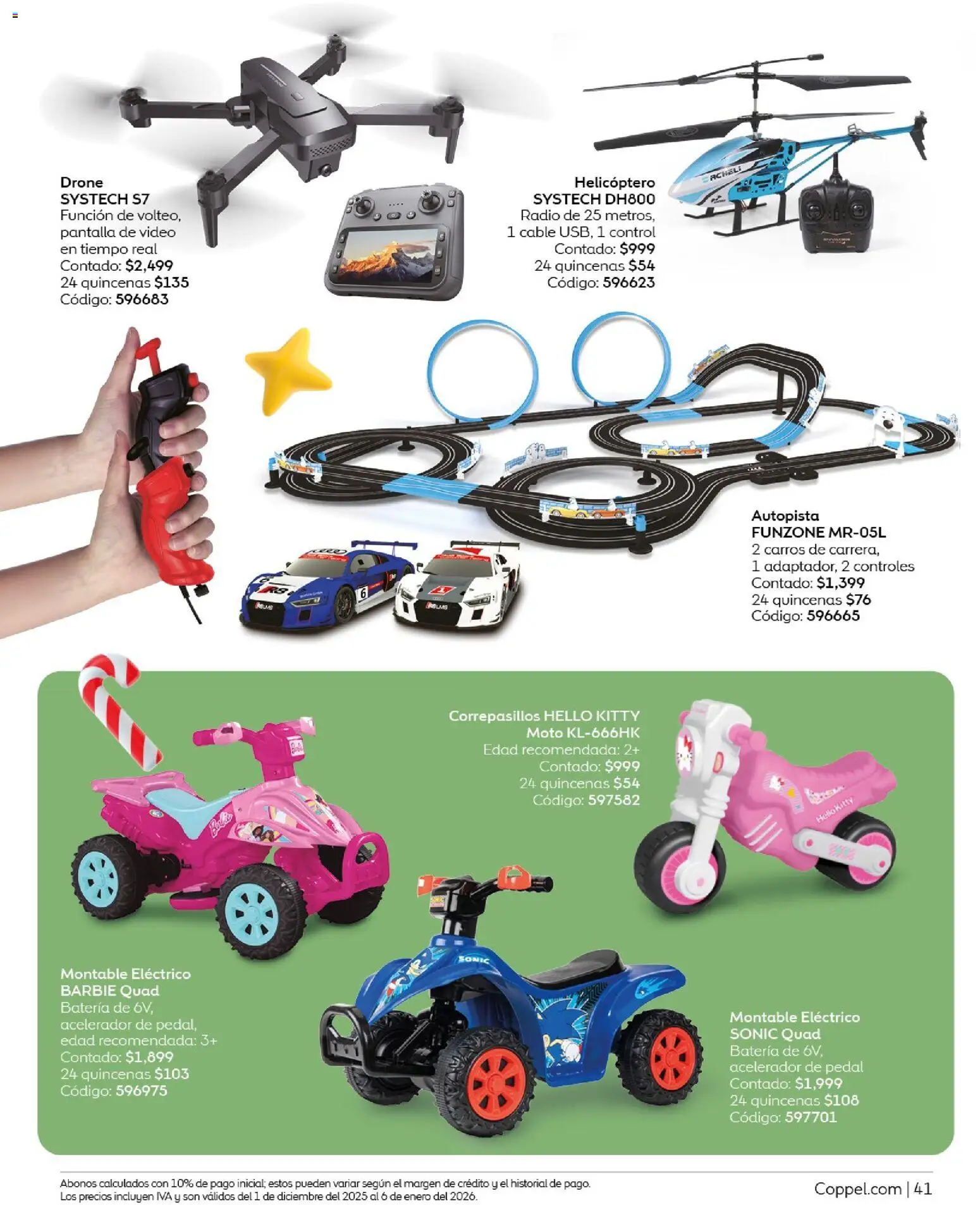 Nuevas ofertas de Coppel válidas en toda la República Mexicana desde el 01.12.2025. ¡Encuentra las mejores ofertas en Coppel catálogo Regalos A Lo Grande! | Página: 41