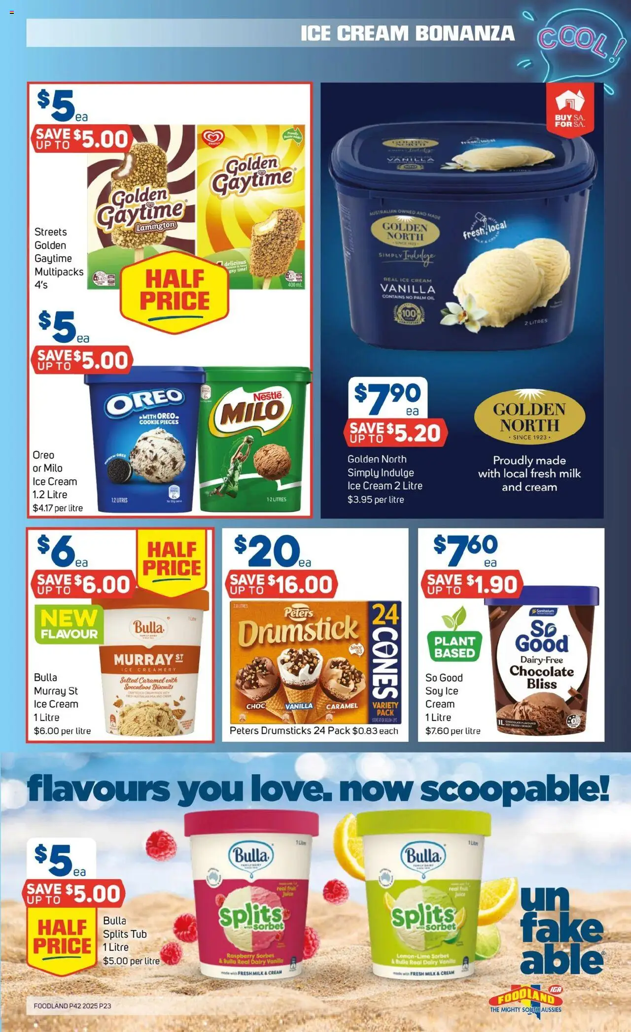 Foodland catalogue - valid from 22.10.2025 | Page: 23 | Products: Chocolate, Biscuits, Ice cream, Raspberry