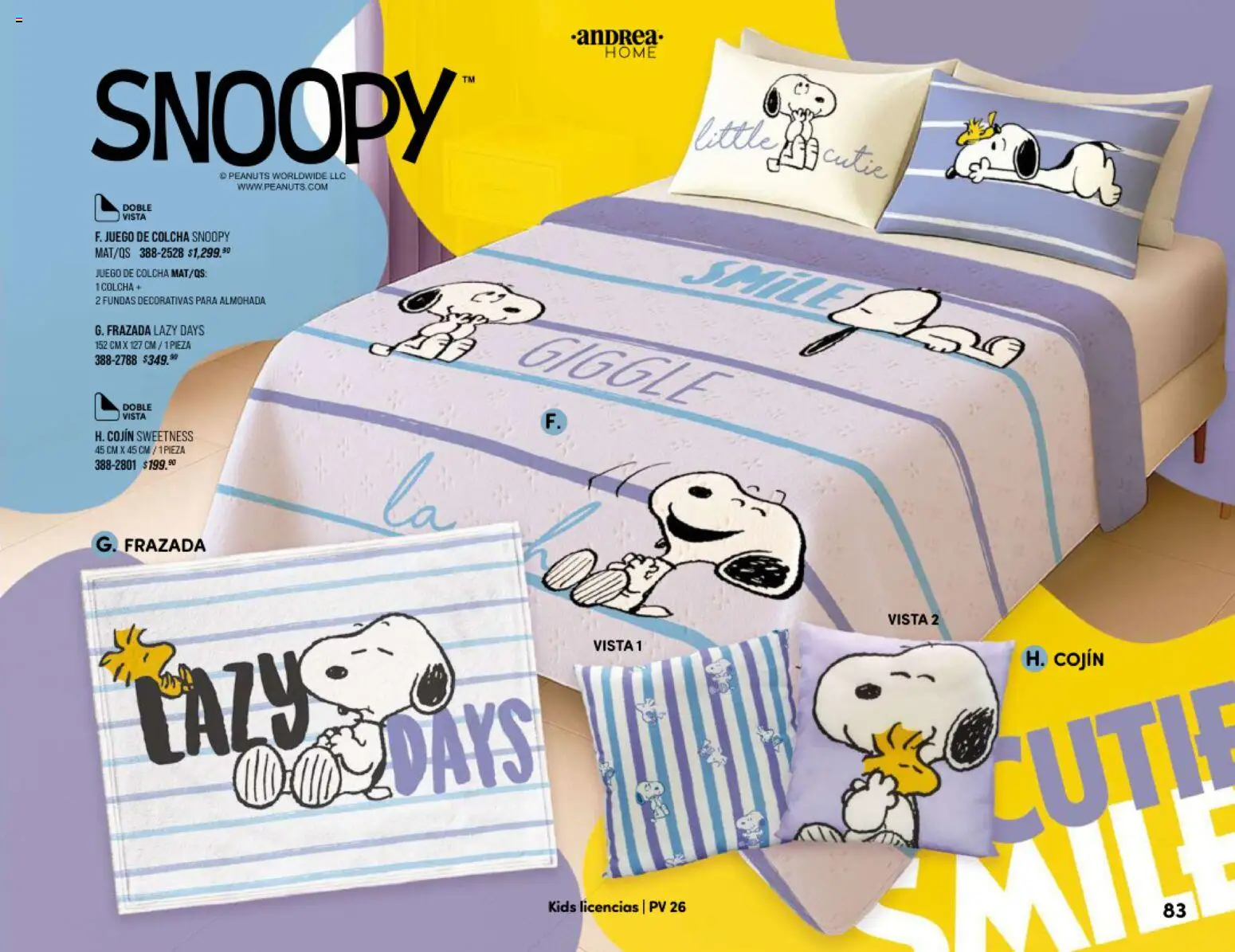 Nuevas ofertas de Andrea válidas en toda la República Mexicana desde el 25.01.2026. ¡Encuentra las mejores ofertas en Andrea catálogo Home! | Página: 83 | Productos: Juego, Almohada