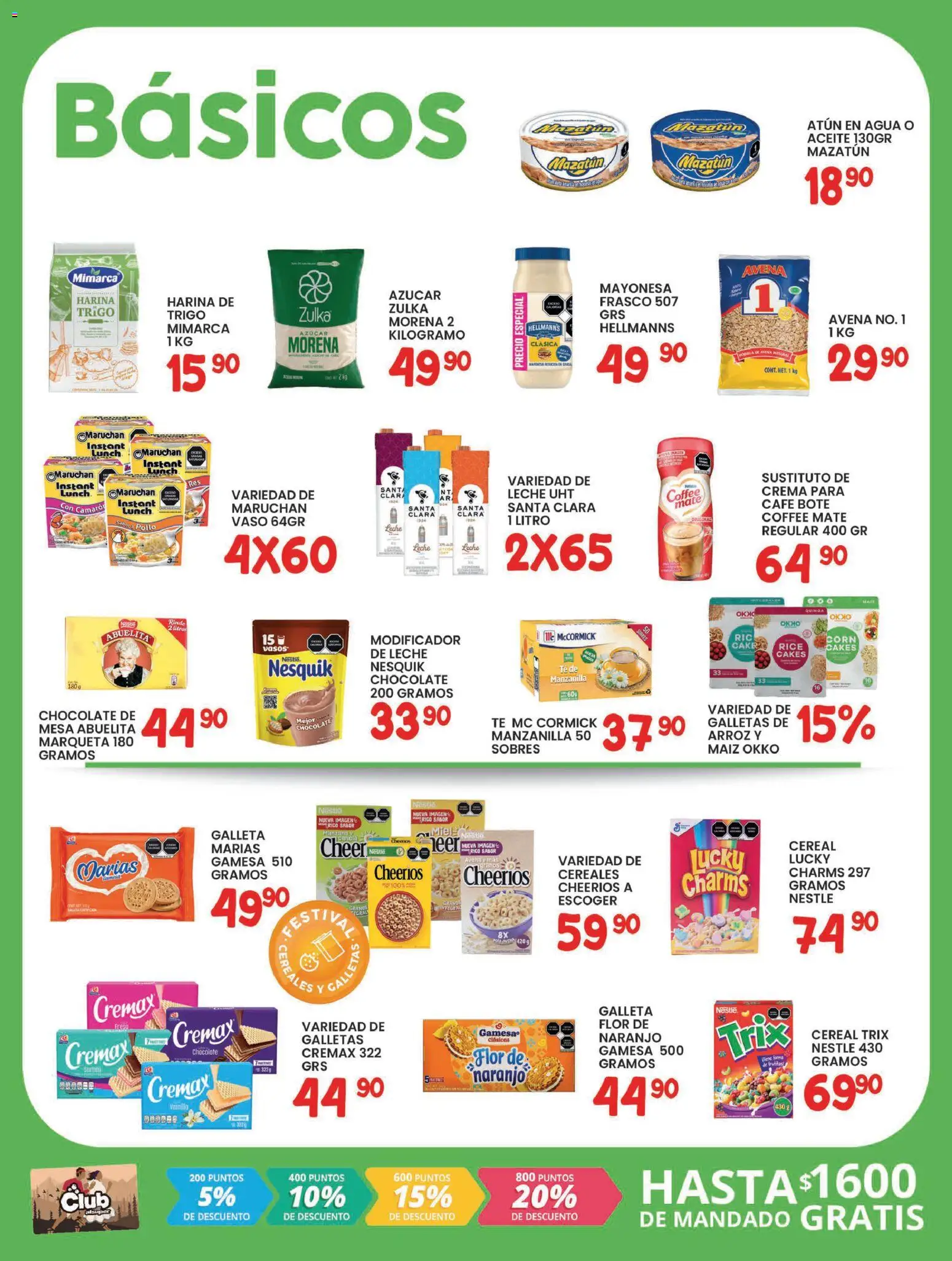 Nuevas ofertas de Alsuper válidas en toda la República Mexicana desde el 20.01.2026. ¡Encuentra las mejores ofertas en Alsuper folleto Chihuahua Estado! | Página: 2 | Productos: Pollo, Leche, Aceite, Mate