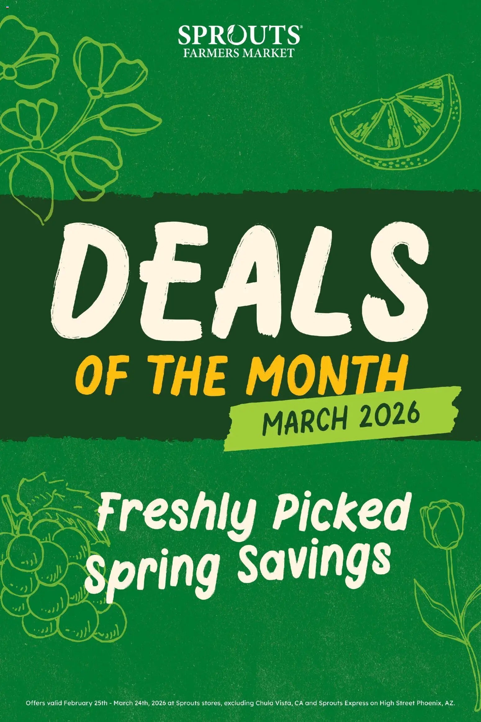 Sprouts Monthly Ad - valid from 25.02.2026 | Page: 1