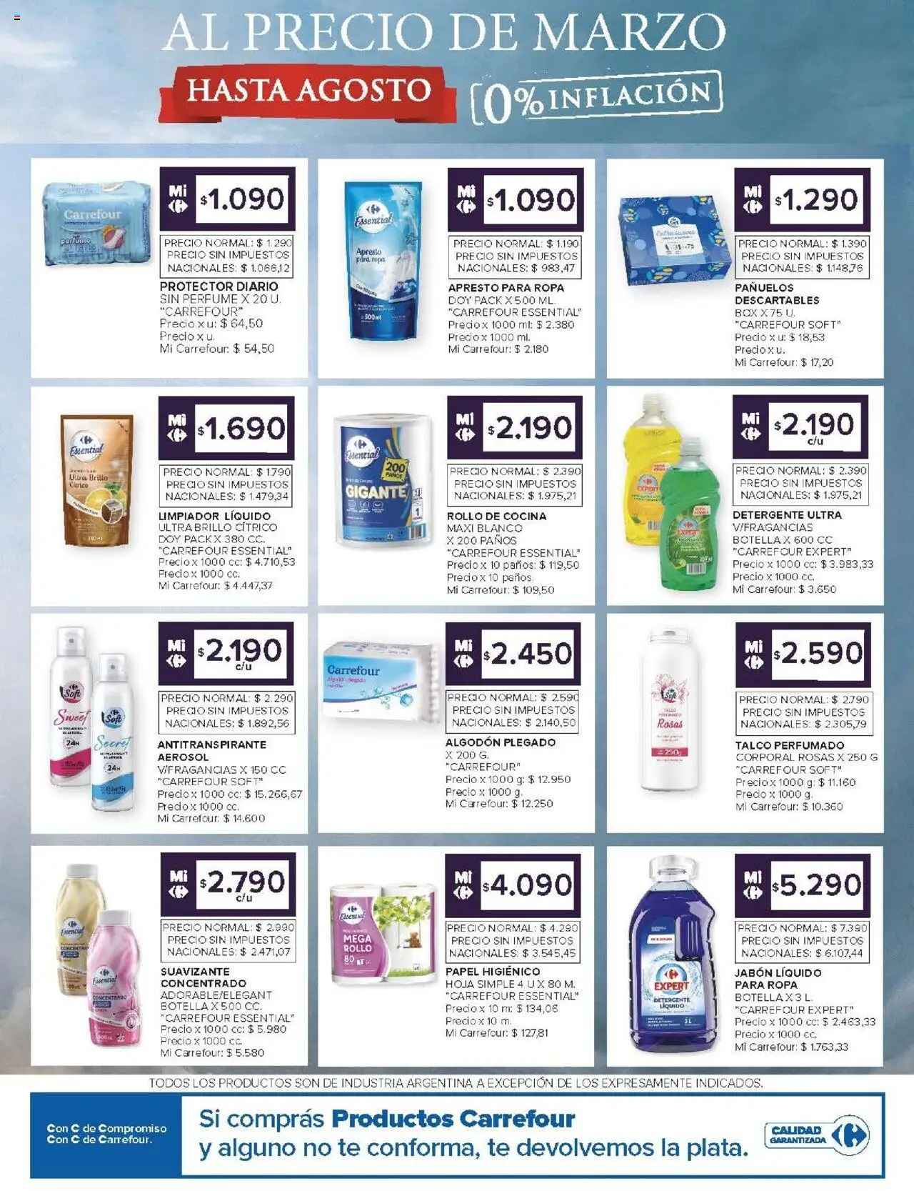 Carrefour Market catálogo - Chubut │ válido desde el 24.06.2025 | Página: 12 | Productos: Cocina, Detergente, Ropa, Té