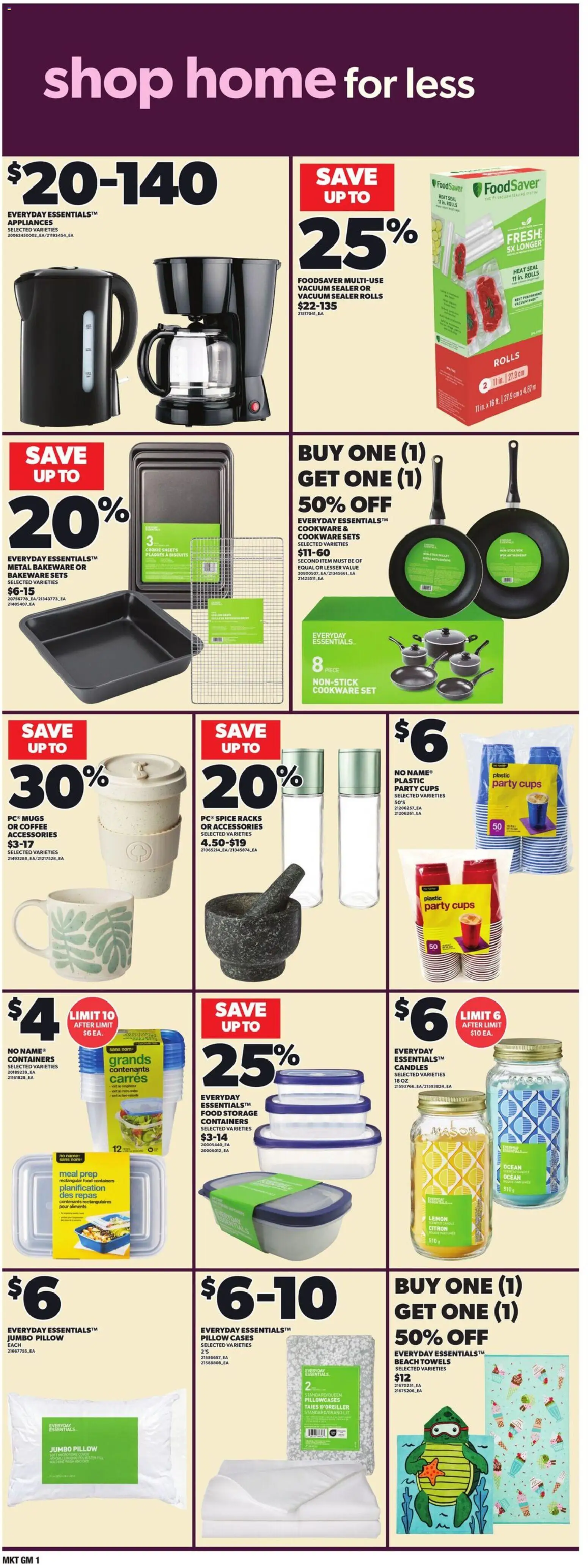 Loblaws flyer valid from 30.04.2026 | Page: 17 | Products: Pillow, Coffee