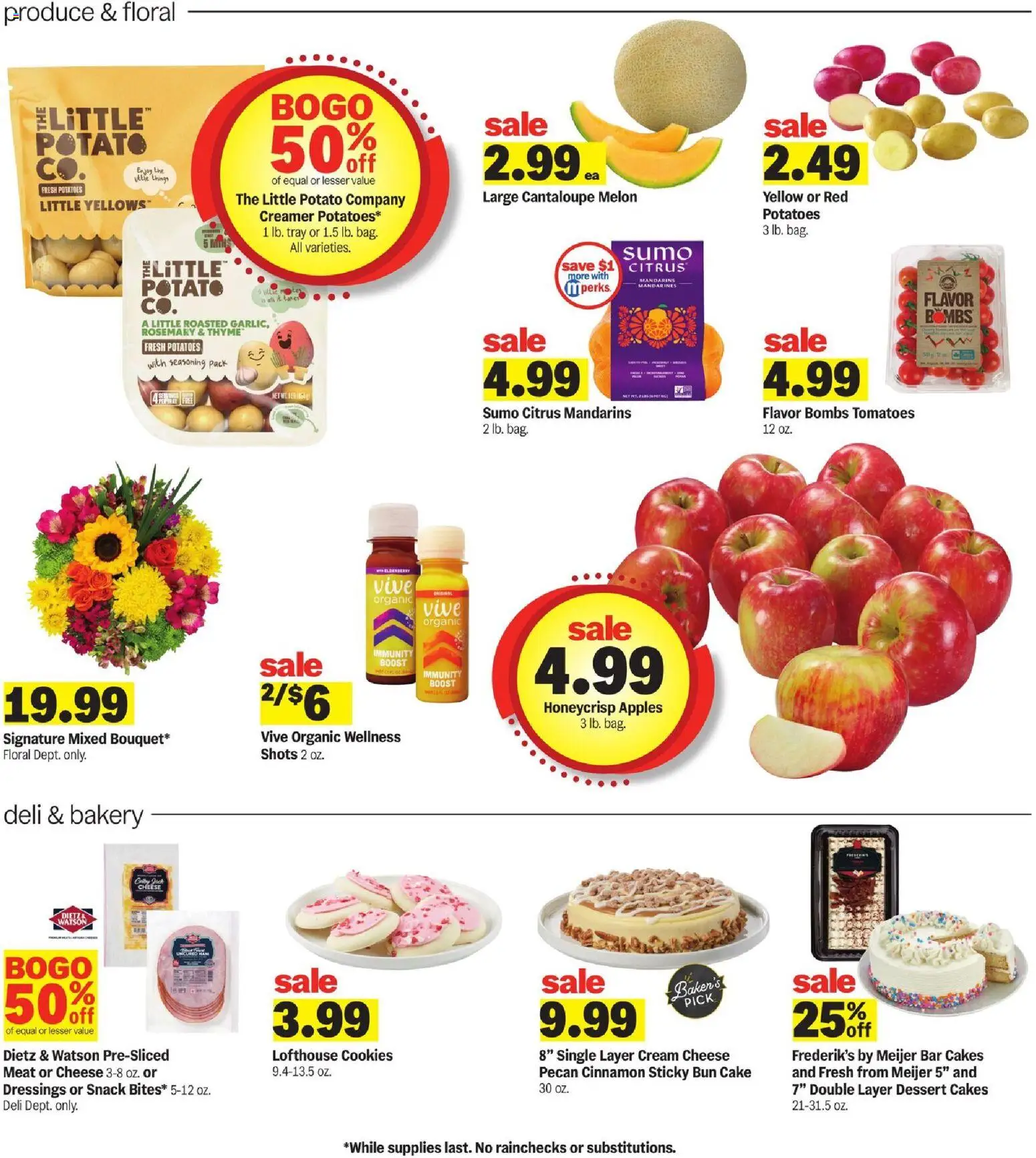 Meijer Weekly Ad - valid from 14.01.2026 | Page: 14 | Products: Tomatoes, Cookies, Potatoes, Melon