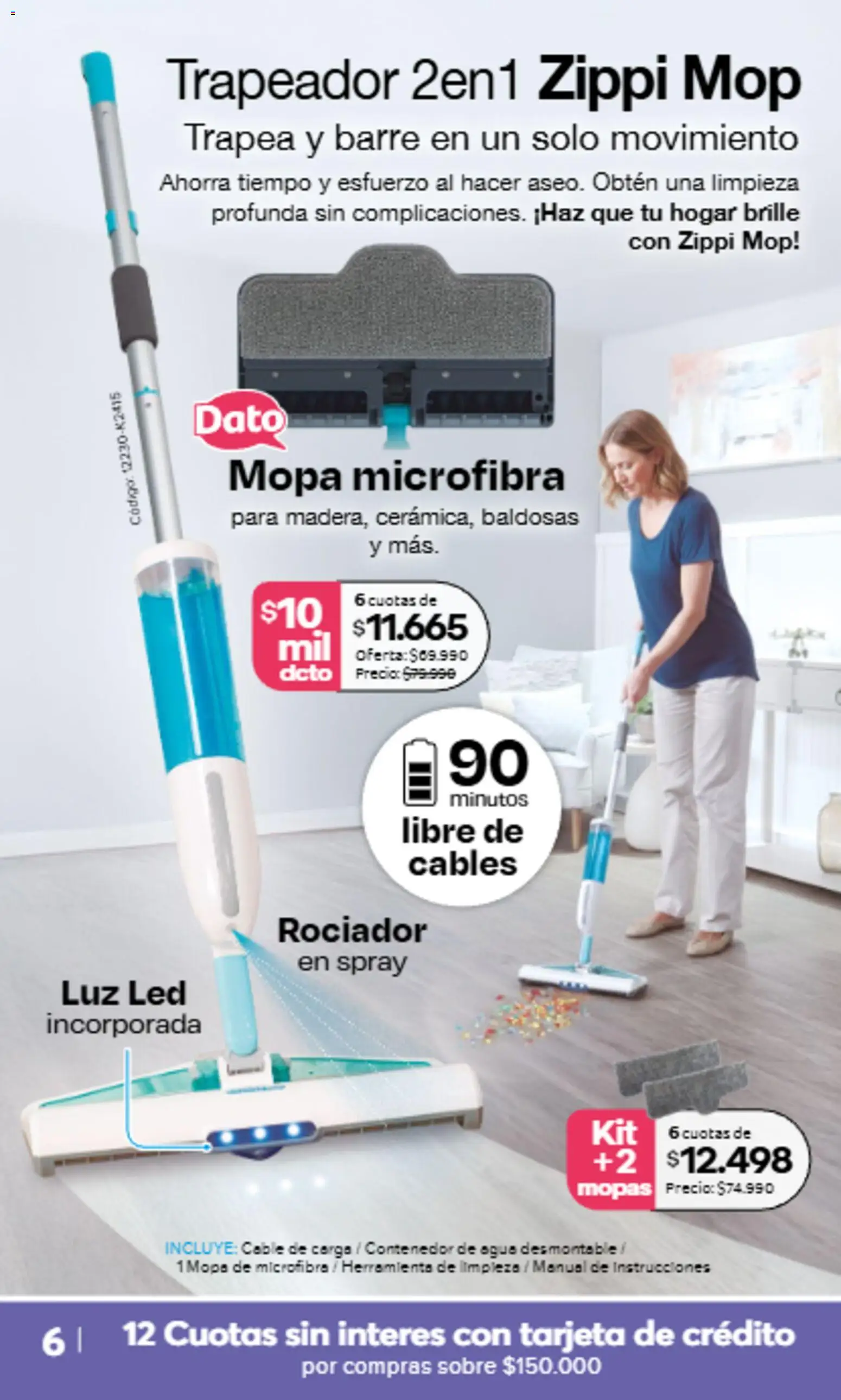 A3D ofertas  │ válido desde el 01.11.2025 | Página: 6 | Productos: Cable, Agua, Mopa, Sobre