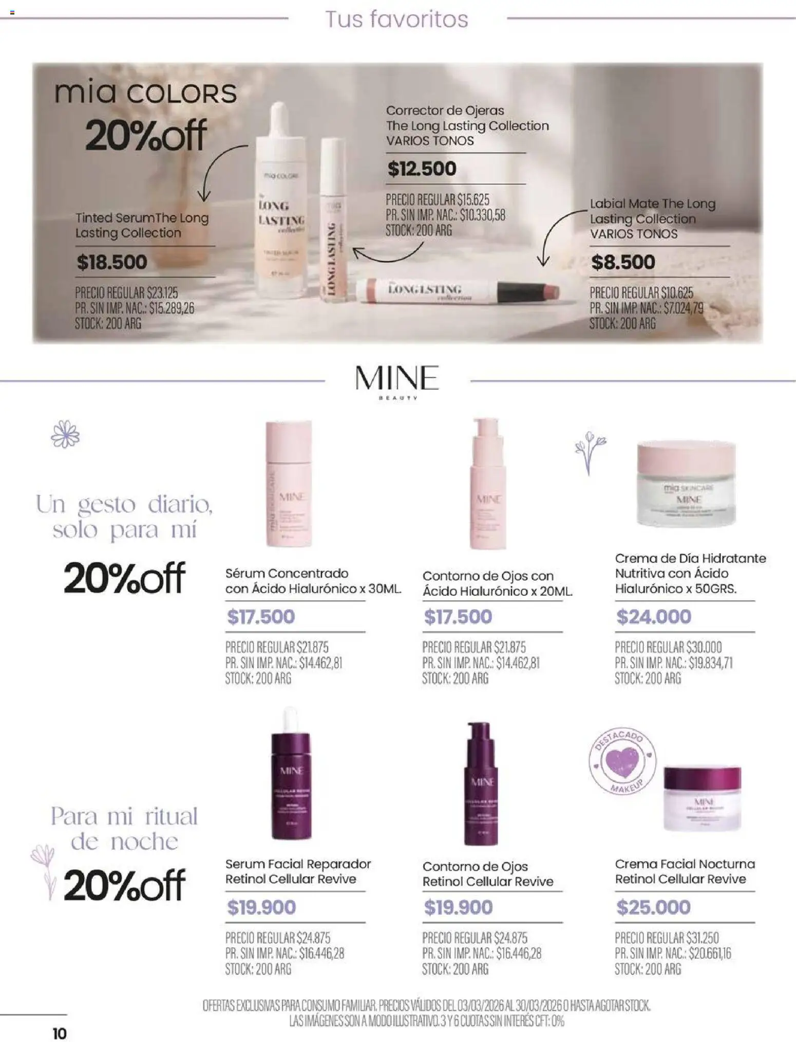 Pigmento catálogo │ válido desde el 03.03.2026 | Página: 10 | Productos: Mate, Contorno, Corrector de ojeras, Crema