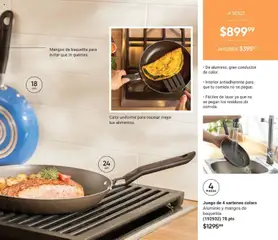 Vista previa de Juego de 4 sartenes colors, Aluminio y mangos de baquelita., nuevo folleto de la tienda, válido en México a partir del 07.11.2025 | Página: 79