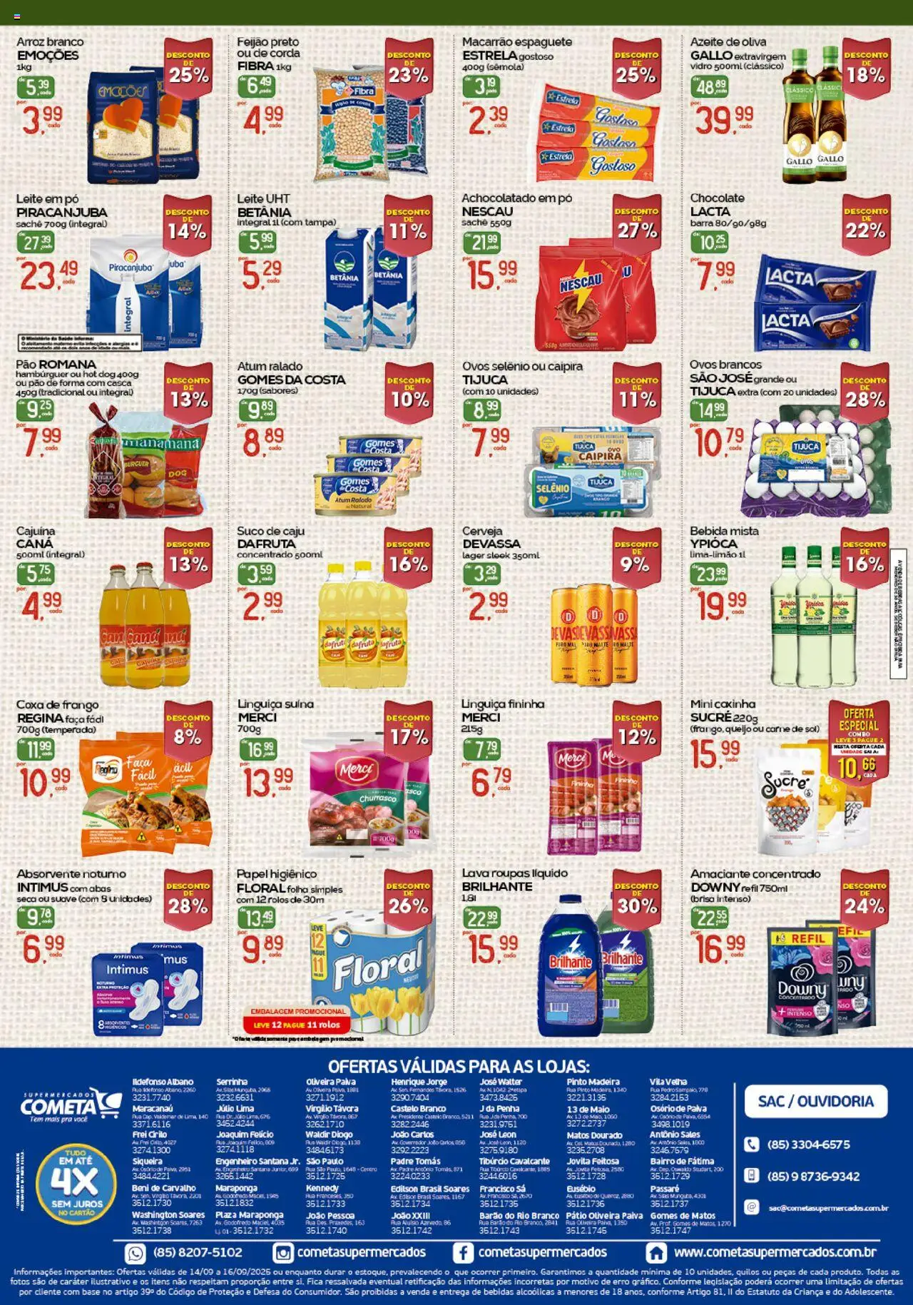 Cometa Supermercados Folheto - válido de 14.09.2025 | Página: 2