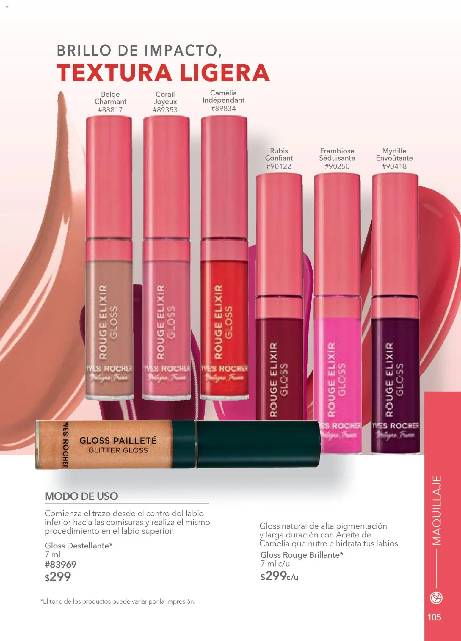 Nuevas ofertas de Yves Rocher válidas en toda la República Mexicana desde el 03.03.2026. ¡Encuentra las mejores ofertas en Yves Rocher campaña 4 2026! | Página: 107 | Productos: Brillo, Glitter, Aceite, Maquillaje