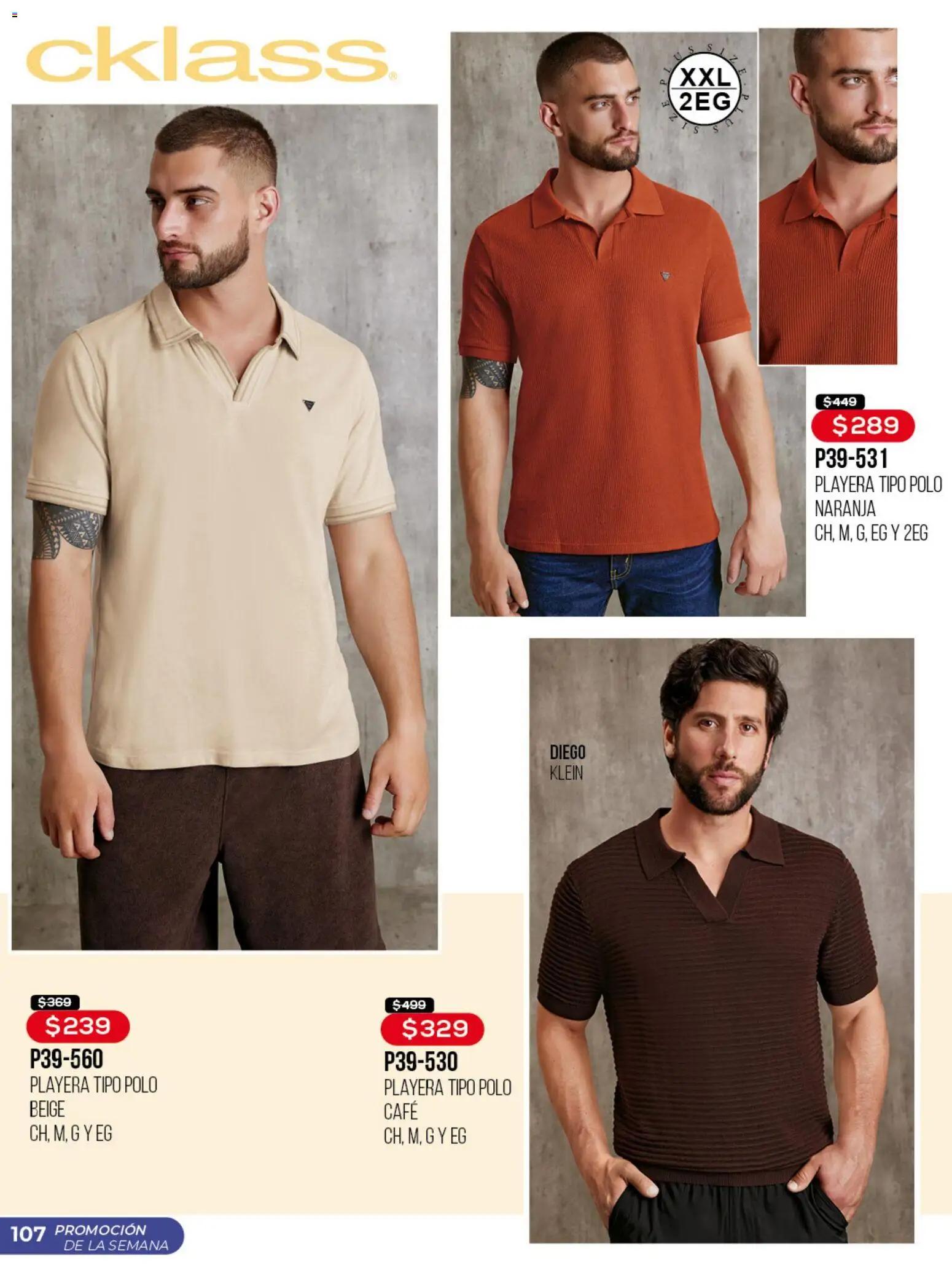 Nuevas ofertas de Cklass válidas en toda la República Mexicana desde el 30.03.2026. ¡Encuentra las mejores ofertas en Cklass catálogo Promo semanal! | Página: 108 | Productos: Café, Playera