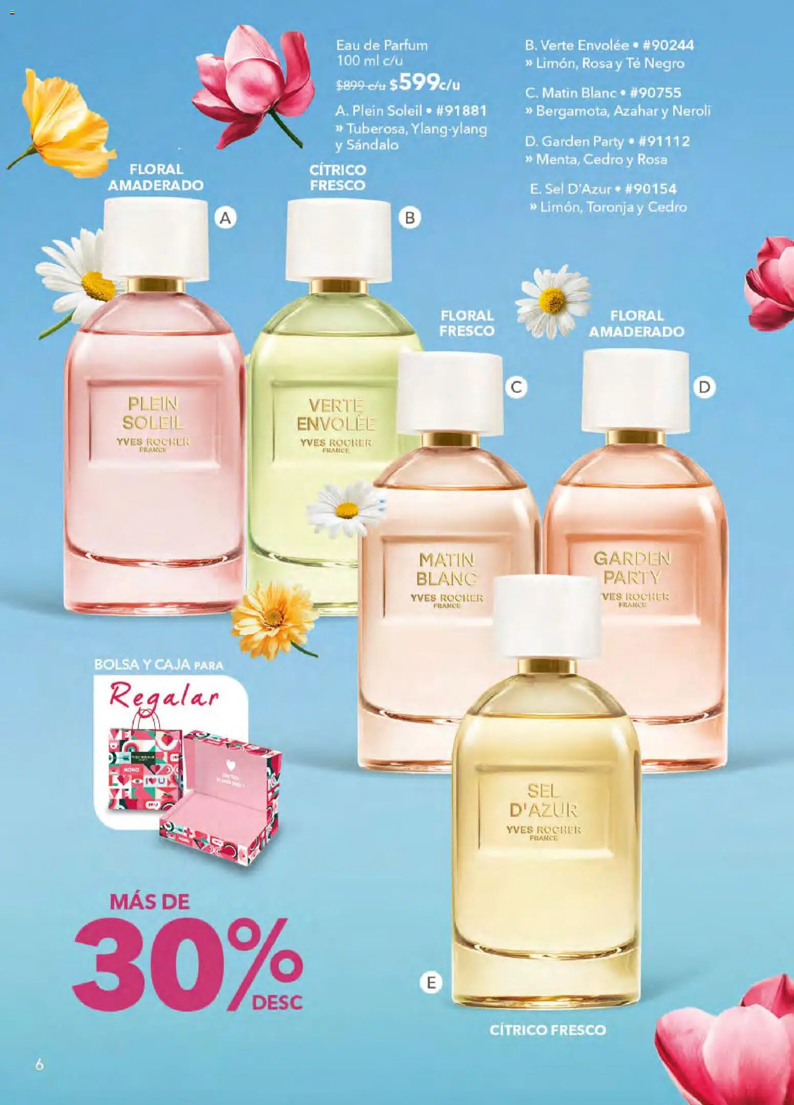 Nuevas ofertas de Yves Rocher válidas en toda la República Mexicana desde el 21.04.2026. ¡Encuentra las mejores ofertas en Yves Rocher campaña 6 2026! | Página: 6 | Productos: Bolsa, Toronja, Té, Caja