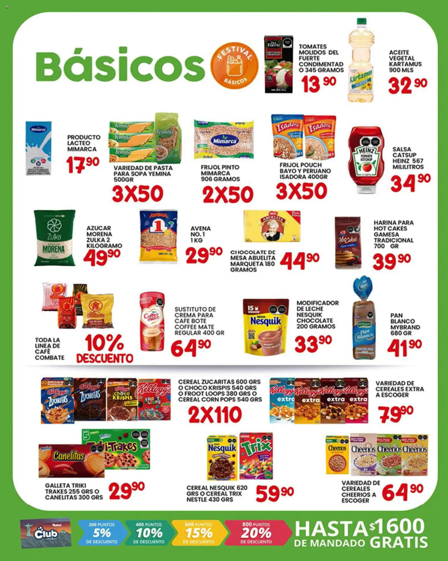 Nuevas ofertas de Alsuper válidas en toda la República Mexicana desde el 06.01.2026. ¡Encuentra las mejores ofertas en Alsuper folleto Laguna! | Página: 2 | Productos: Azúcar, Crema, Leche, Catsup