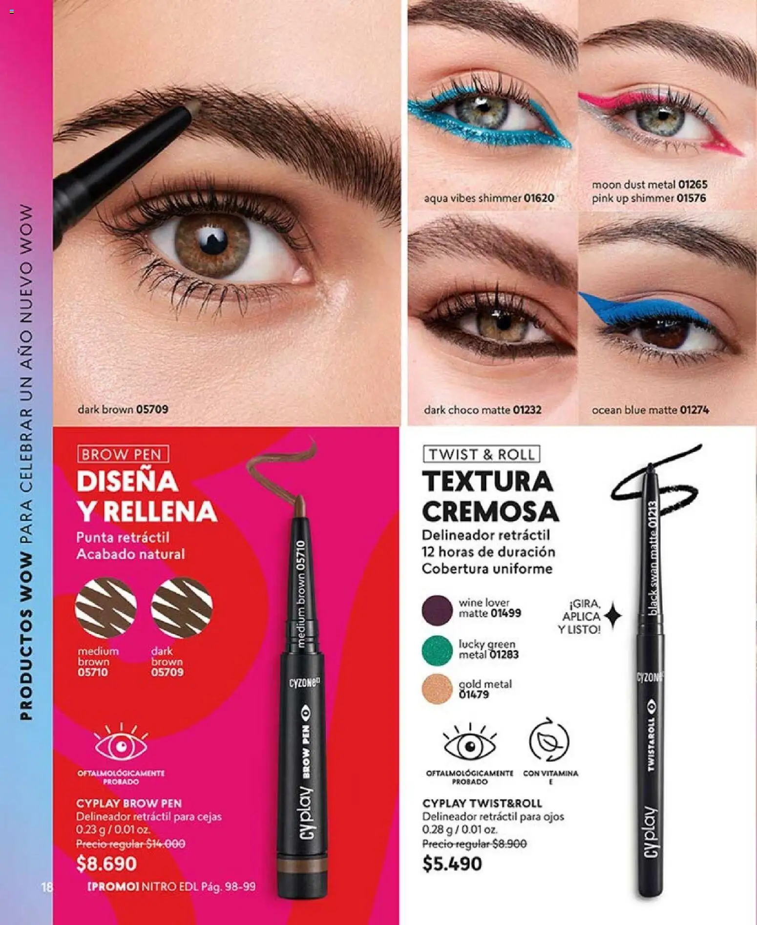 Catálogo CyZone Campaña 1 │ válido desde el 01.01.2026 | Página: 18 | Productos: Delineador