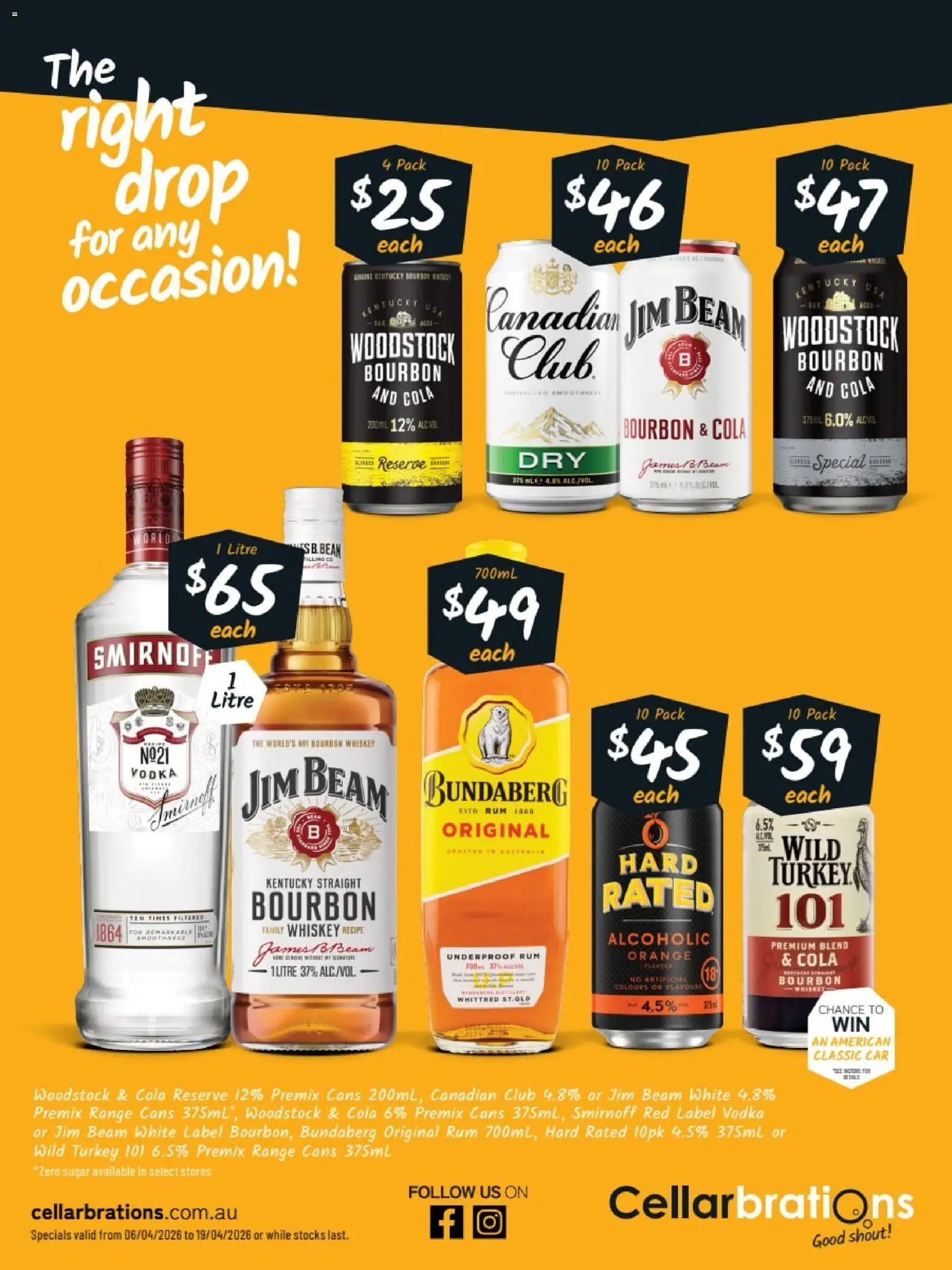 Cellarbrations catalogue - valid from 06.04.2026 | Page: 3 | Products: Whiskey, Rum, Sugar, Turkey