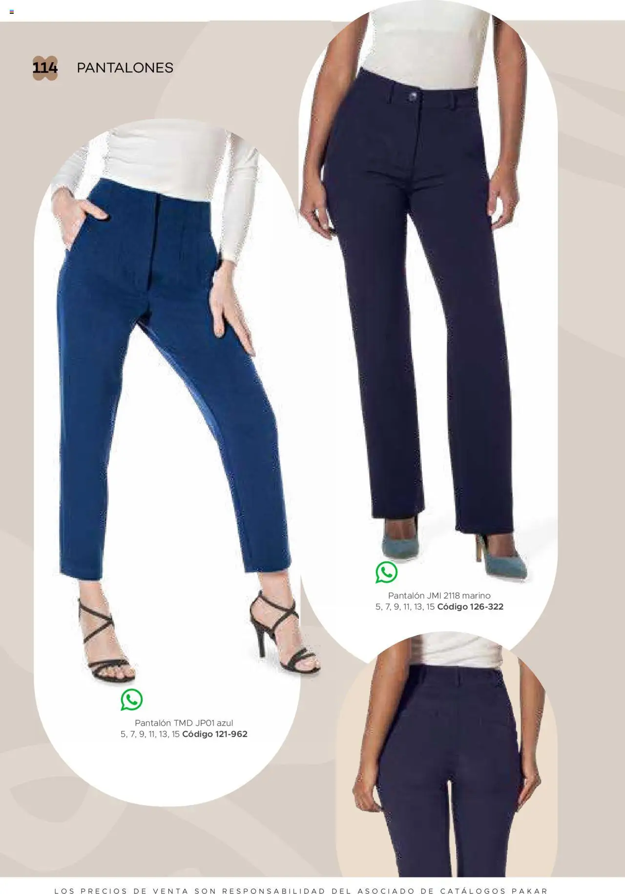 Nuevas ofertas de SC Pakar válidas en toda la República Mexicana desde el 31.01.2025. ¡Encuentra las mejores ofertas en SC Pakar catálogo Ropa! | Página: 114 | Productos: Pantalones