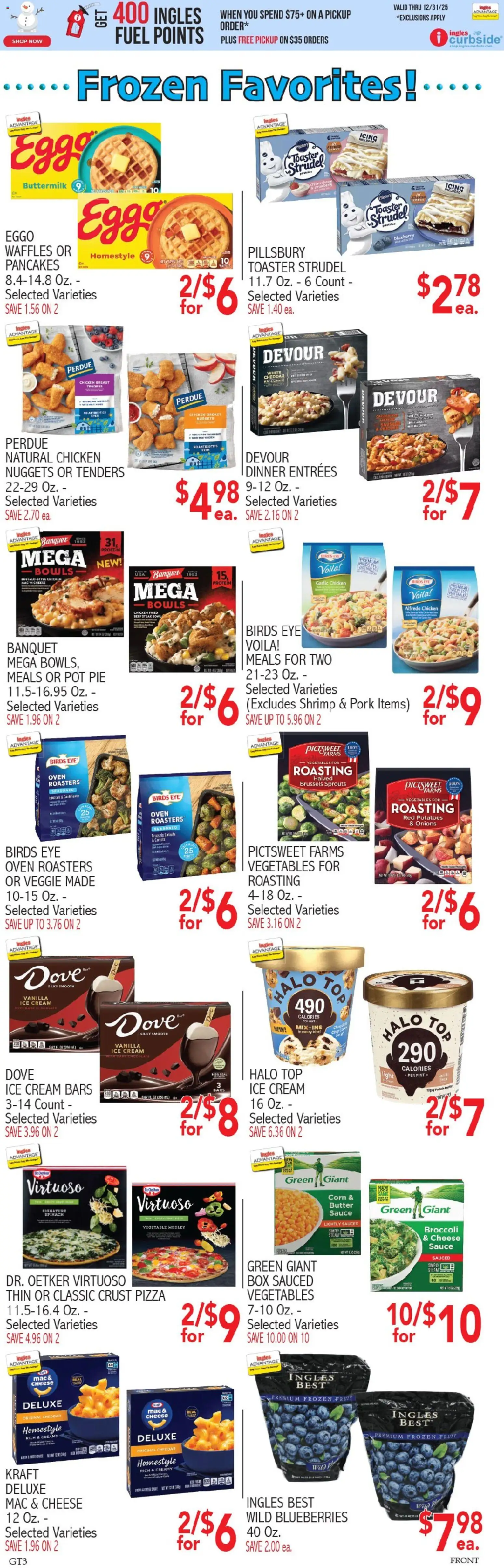 Ingles Weekly Ad - valid from 03.12.2025 | Page: 7 | Products: Pizza, Potatoes, Vegetables, Hat