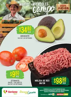 Vista previa de Soriana - Martes y Miércoles del Campo Súper: Juárez, nuevo folleto de la tienda, válido en México a partir del 09.09.2025