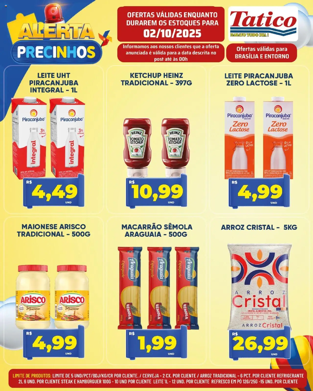 Tatico Folheto - válido de 02.10.2025 | Página: 11 | Produtos: Refresco, Cerveja, Macarrão, Maionese