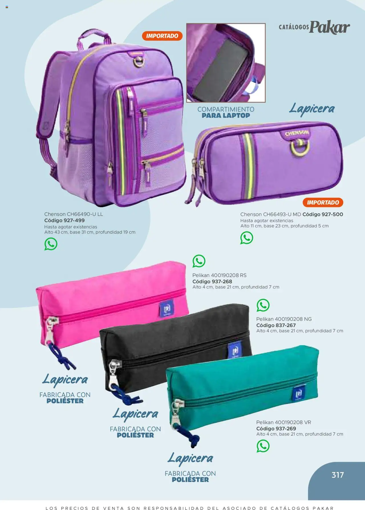 Nuevas ofertas de SC Pakar válidas en toda la República Mexicana desde el 24.07.2025. ¡Encuentra las mejores ofertas en SC Pakar - Catálogo Casual otoño / invierno! | Página: 317