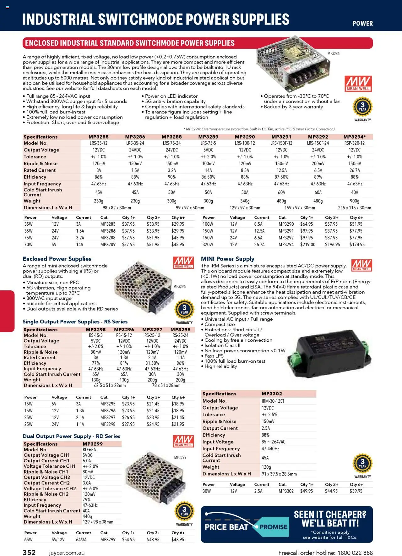 Jaycar catalogue - valid from 09.07.2025 | Page: 352 | Products: Household, Case, Weight, Fan