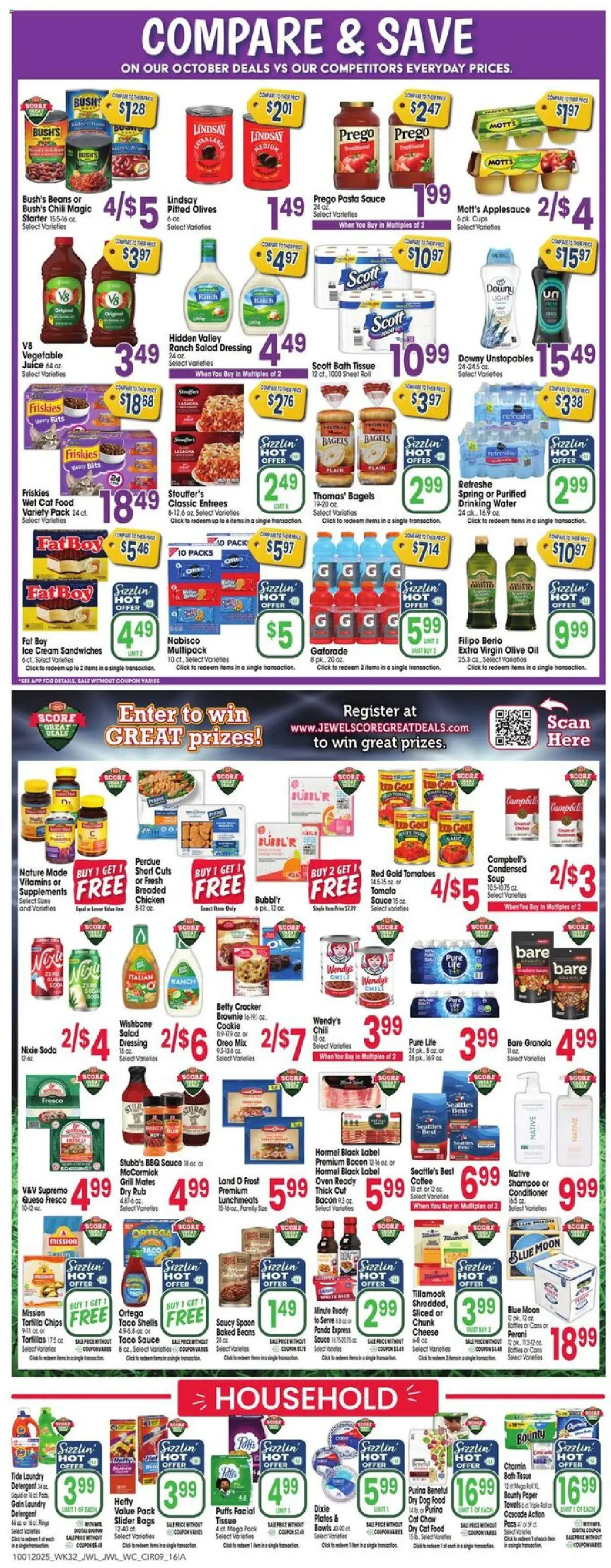 Jewel Osco Weekly Ad - IA - valid from 01.10.2025 | Page: 9 | Products: Pasta, Chips, Sheet, Oven