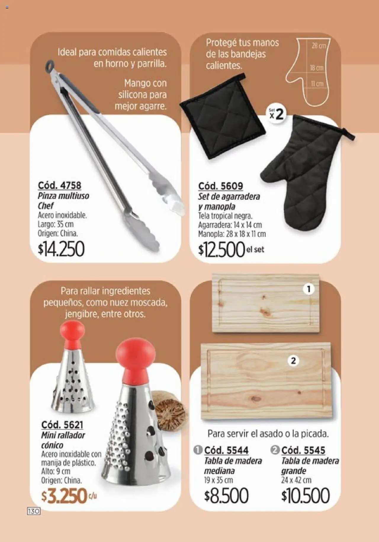 Catálogo Amodil Campaña 14 │ válido desde el 19.08.2025 | Página: 130 | Productos: Rallar, Manopla, Mango, Nuez