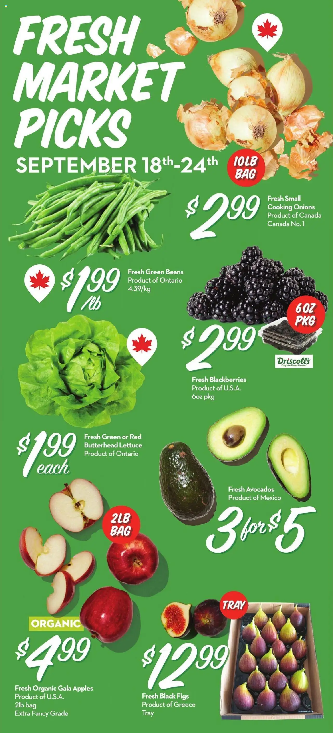Longo's flyer valid from 18.09.2025 | Page: 2 | Products: Bag, Apples